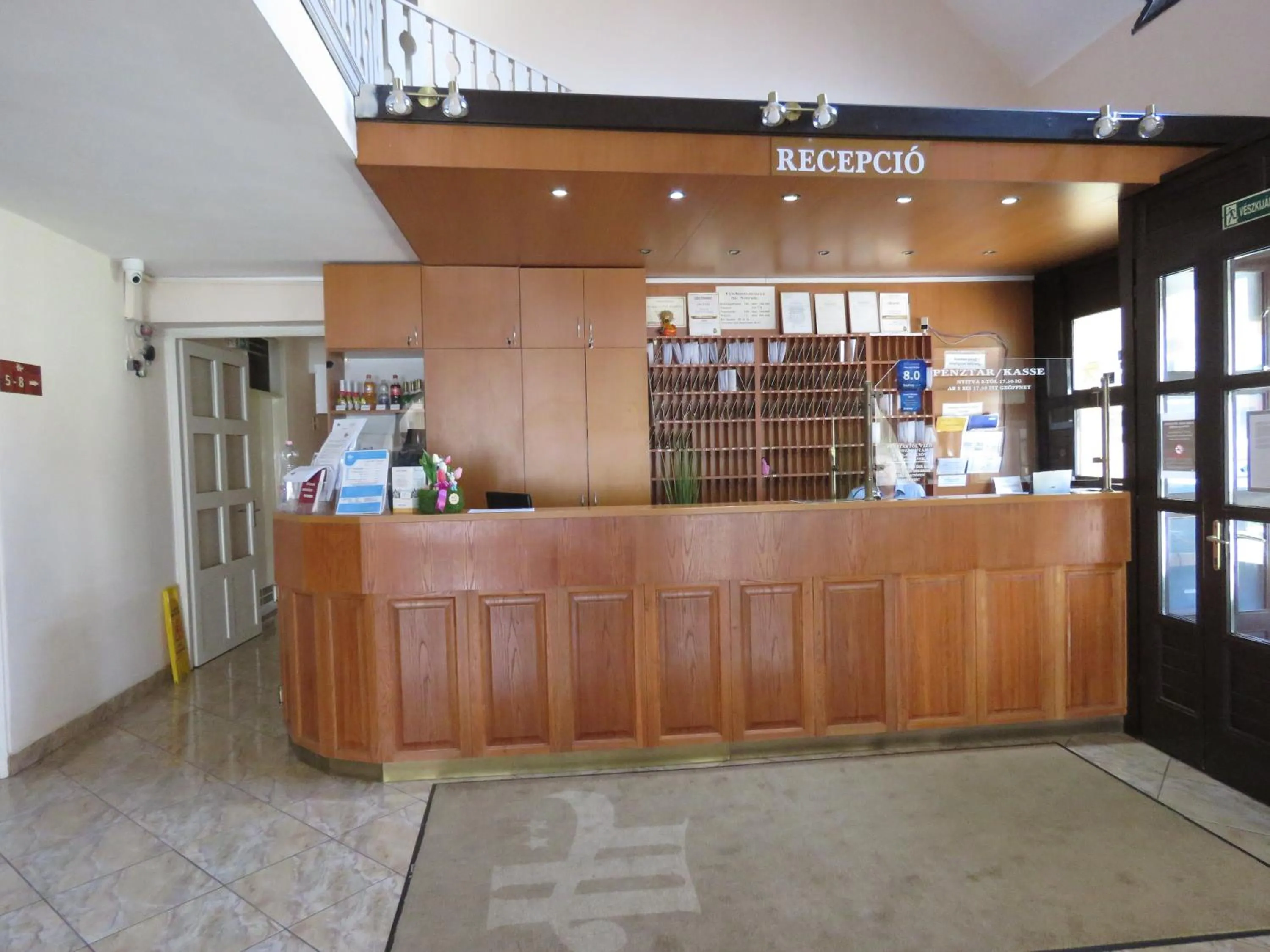 Lobby or reception in Thermál Apartmanház