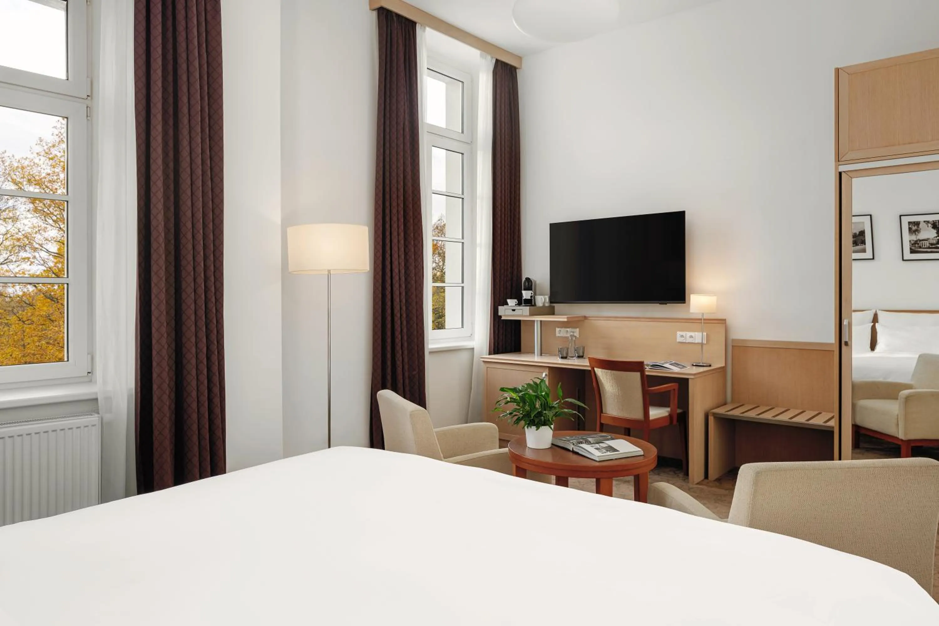 TV and multimedia, Bed in Harvey Spa Hotel