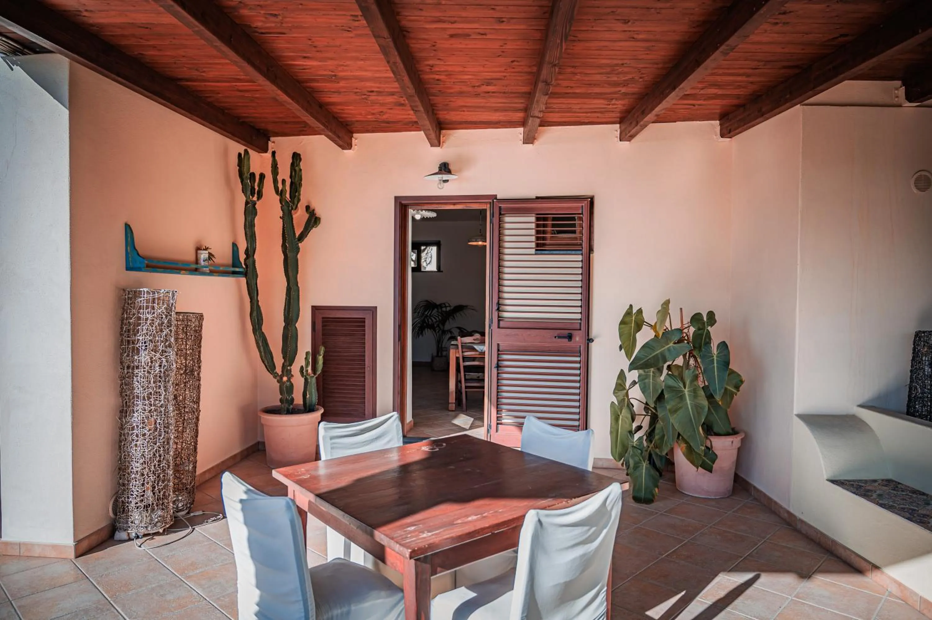 Patio in Resort Al Belvedere Salina