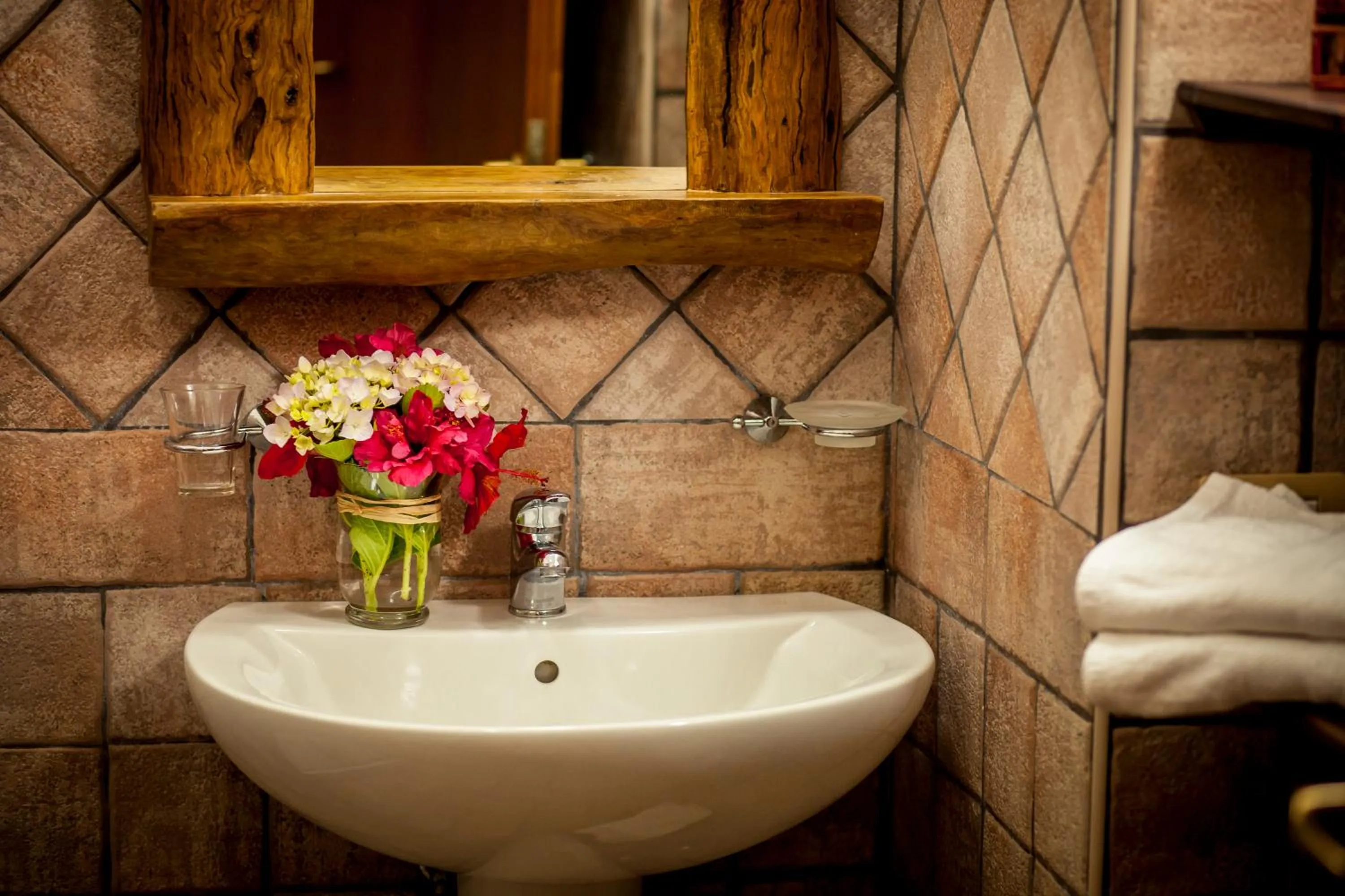 Bathroom in Resort Al Belvedere Salina