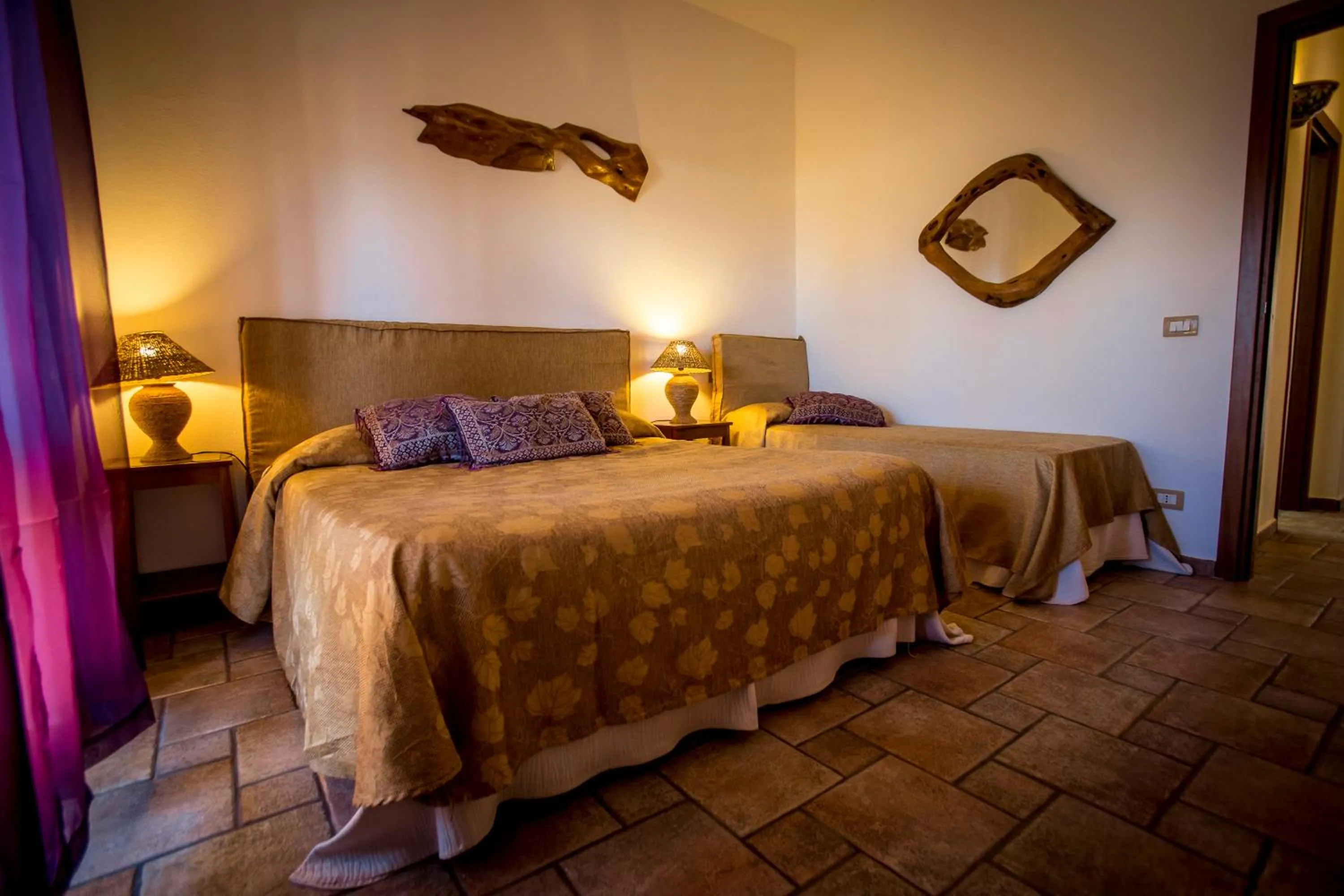 Bed in Resort Al Belvedere Salina