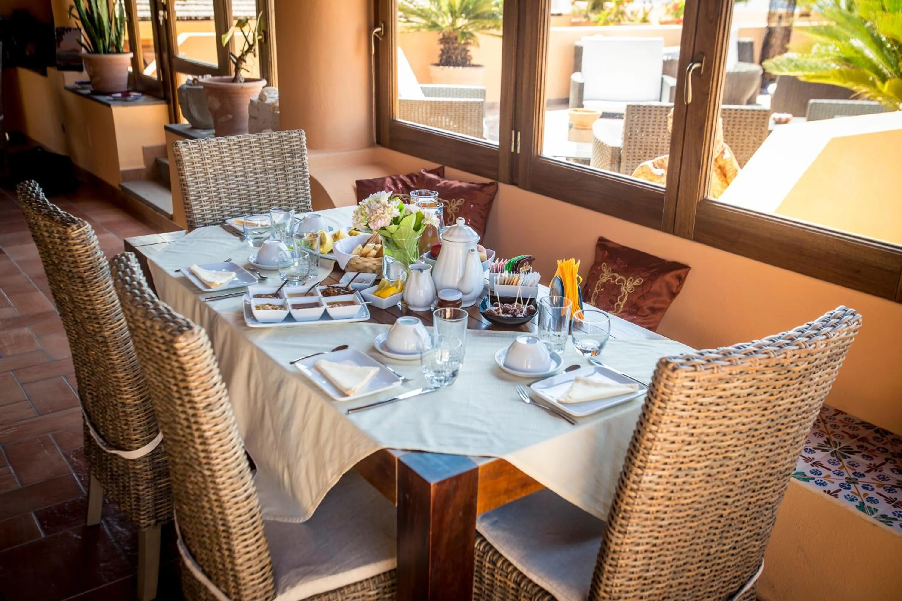 Patio in Resort Al Belvedere Salina