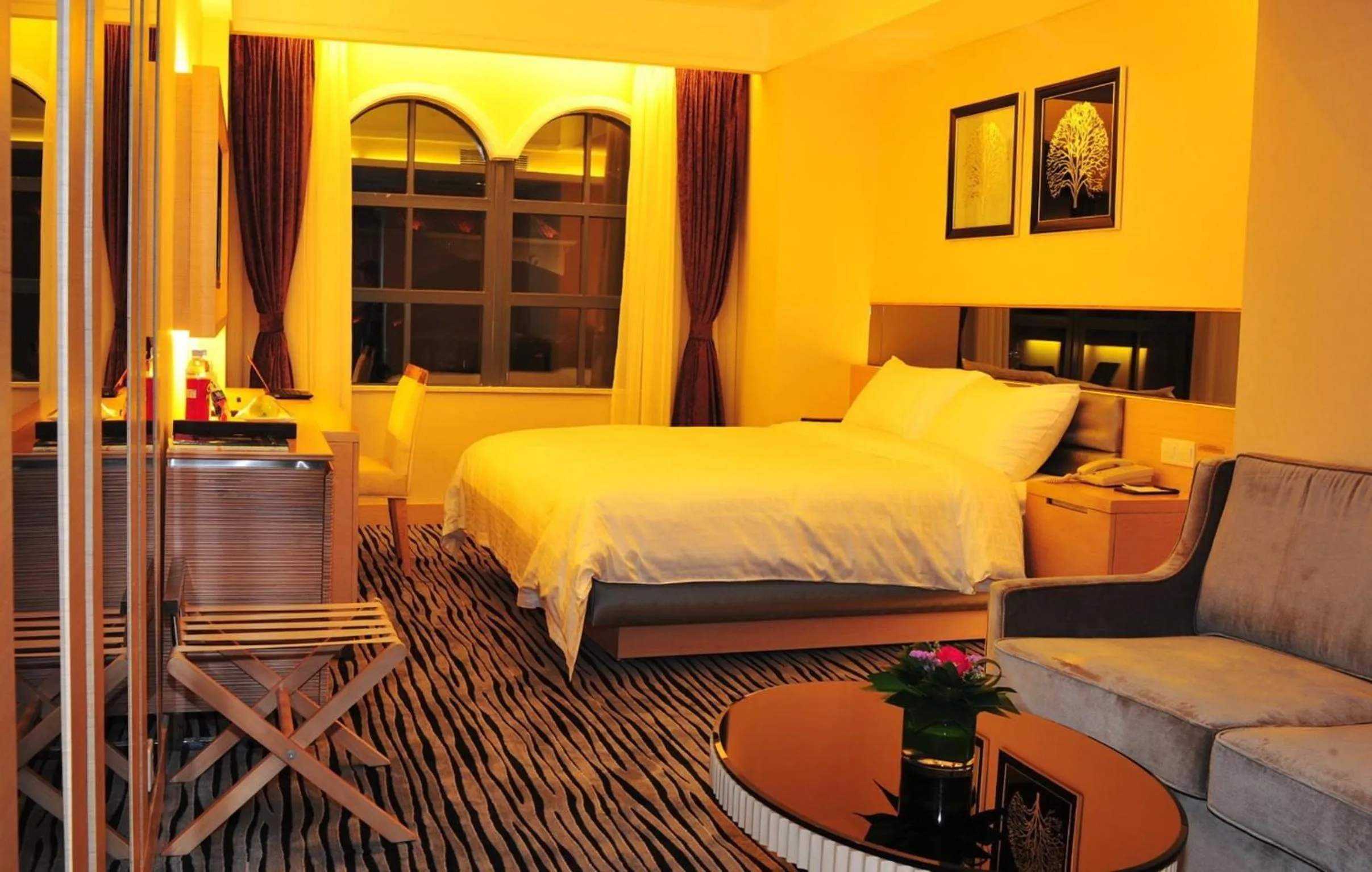 Bed in Shenzhen Shekou Honlux Apartment (Sea World)