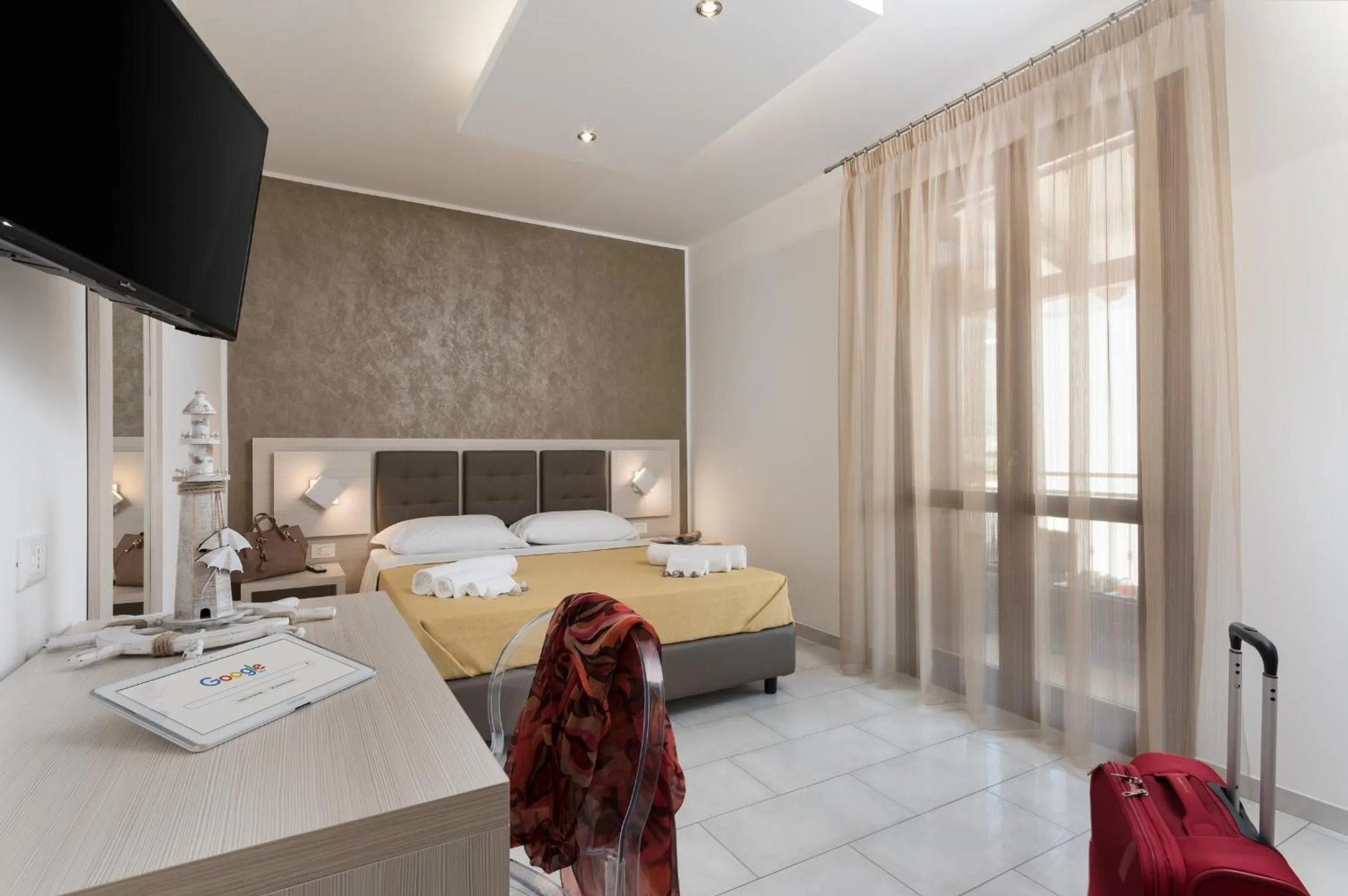 Bed in La Dimora del Pescatore