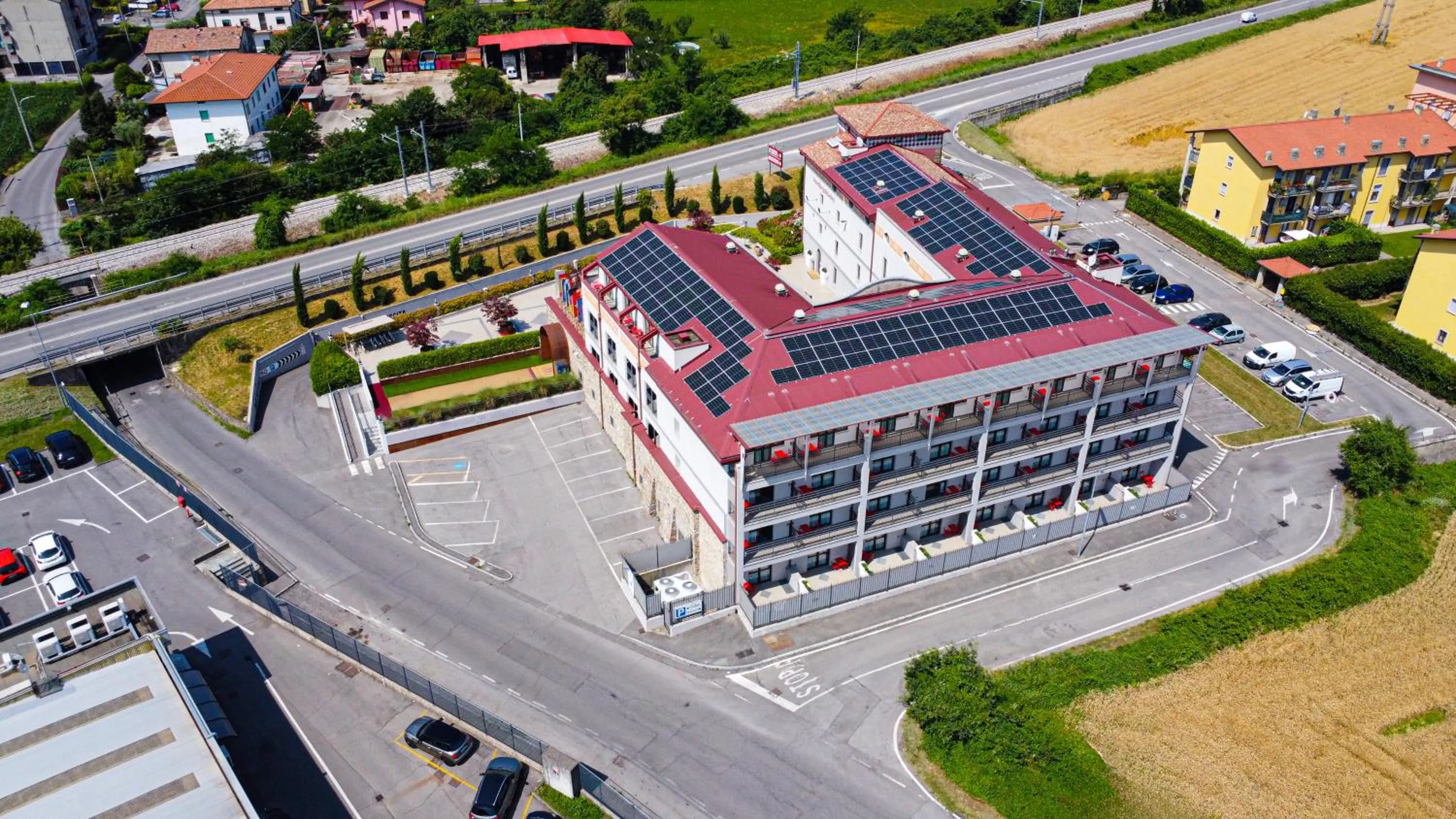 Property building in Hotel Borgo Brianteo