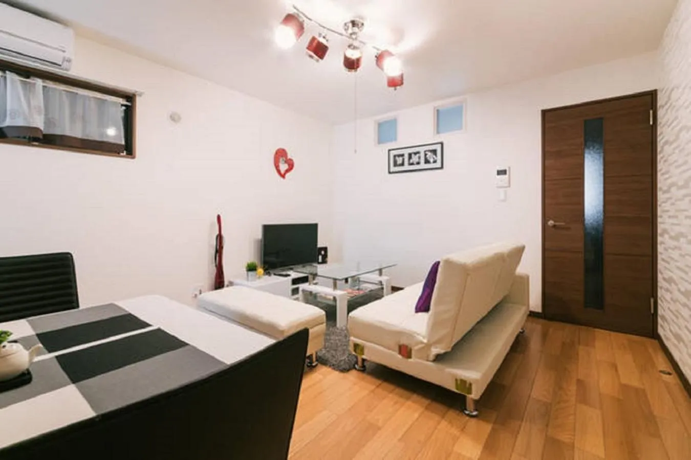 Living room, Bed in Forest Terrace Tenjinminami