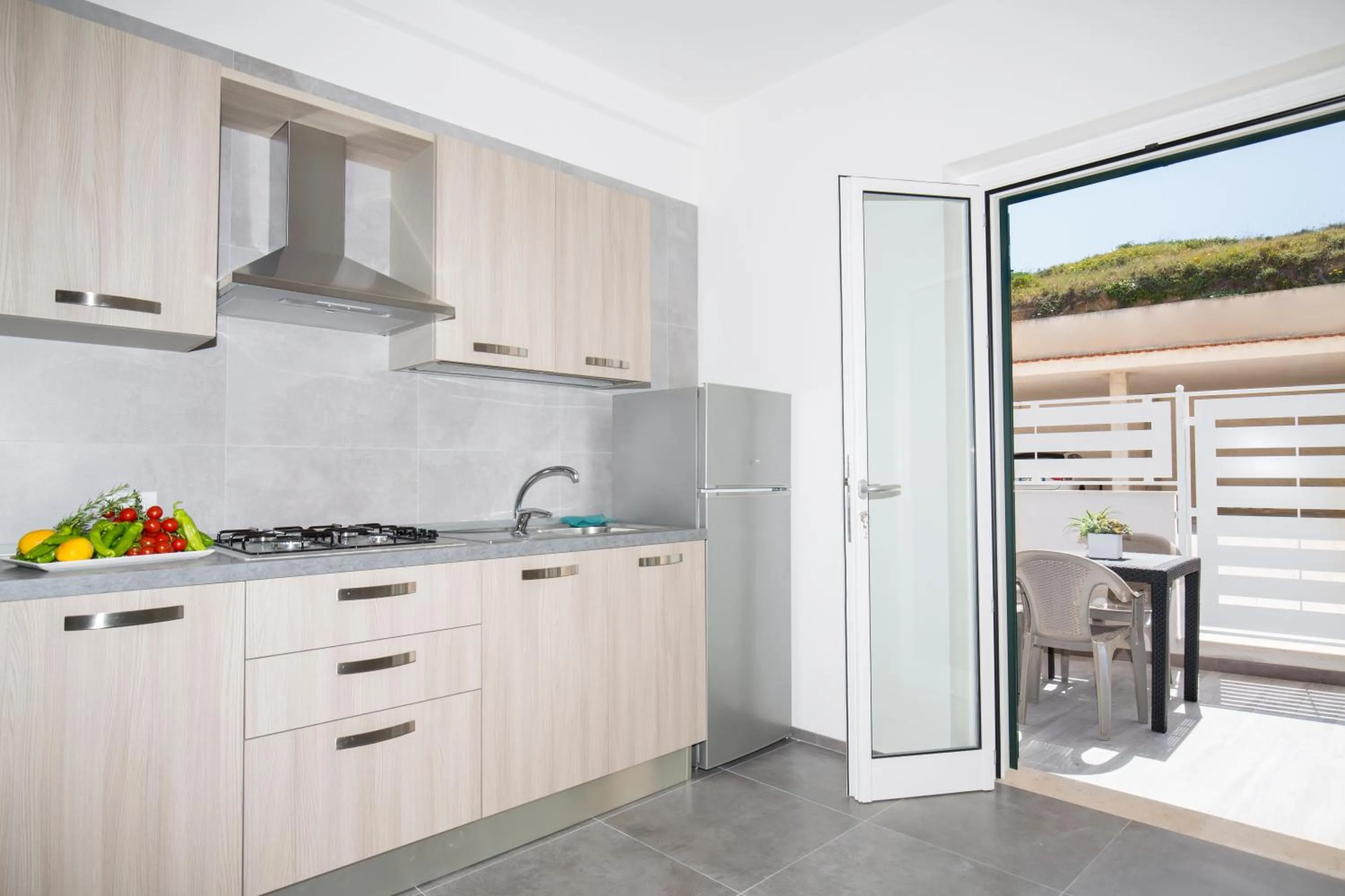 Kitchen or kitchenette in Svevo Sea House