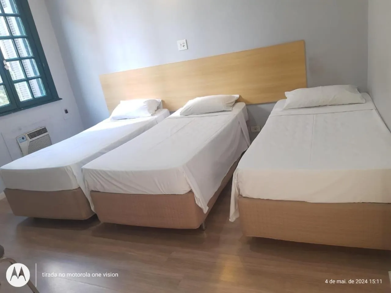 Bed in Hotel Internacional São Paulo