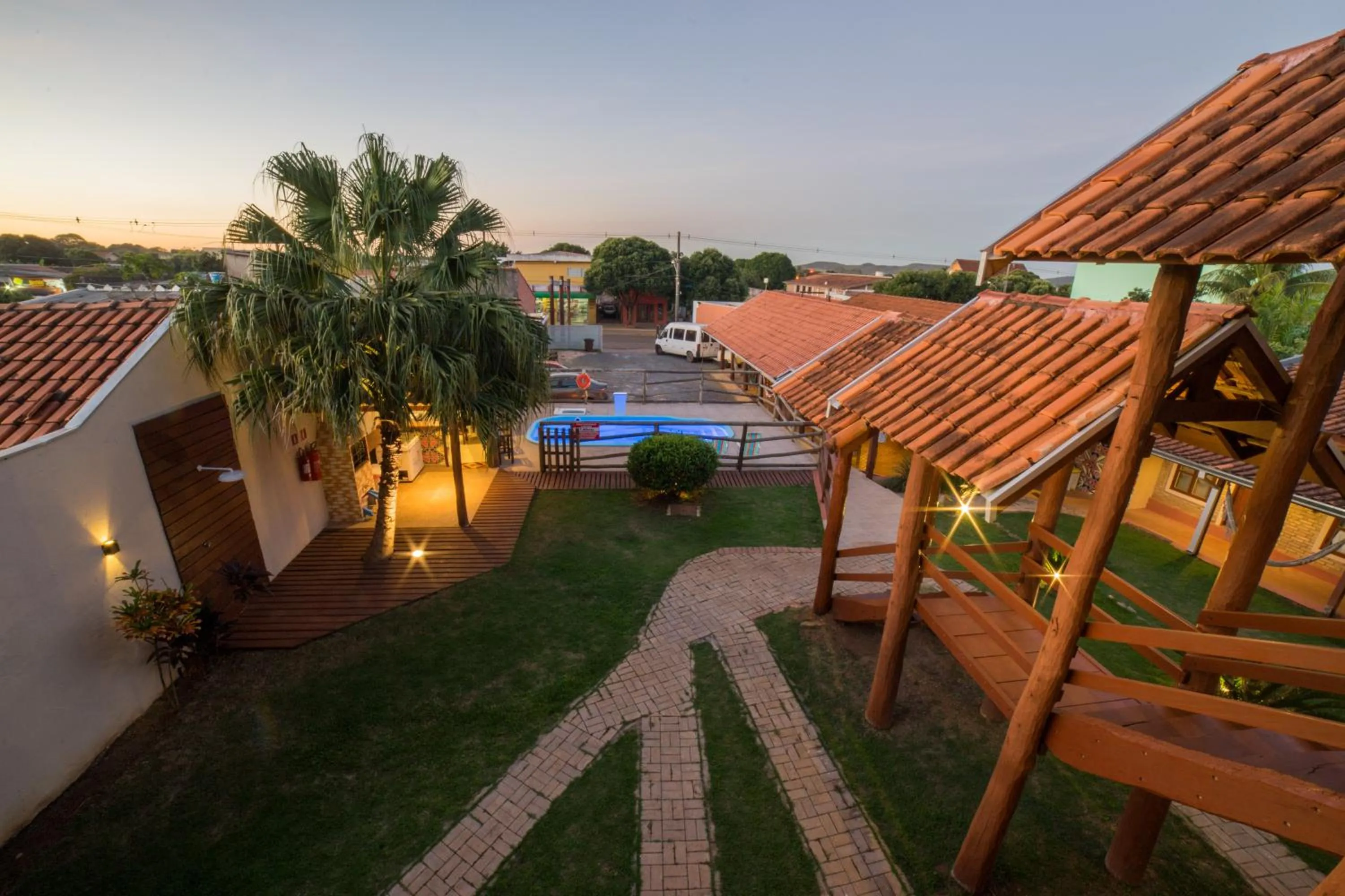 Patio in Pousada Muito Bonito