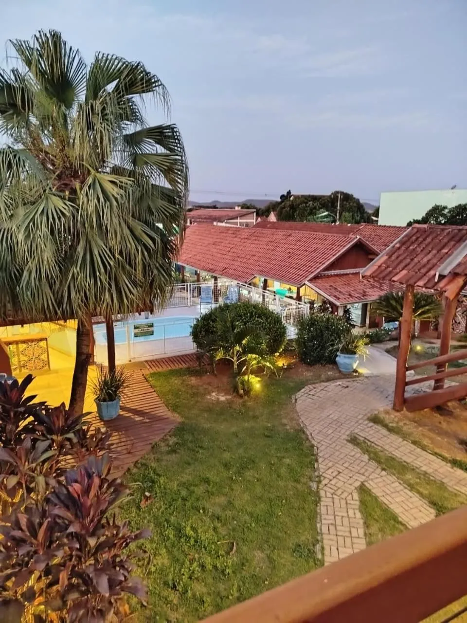 Garden view in Pousada Muito Bonito