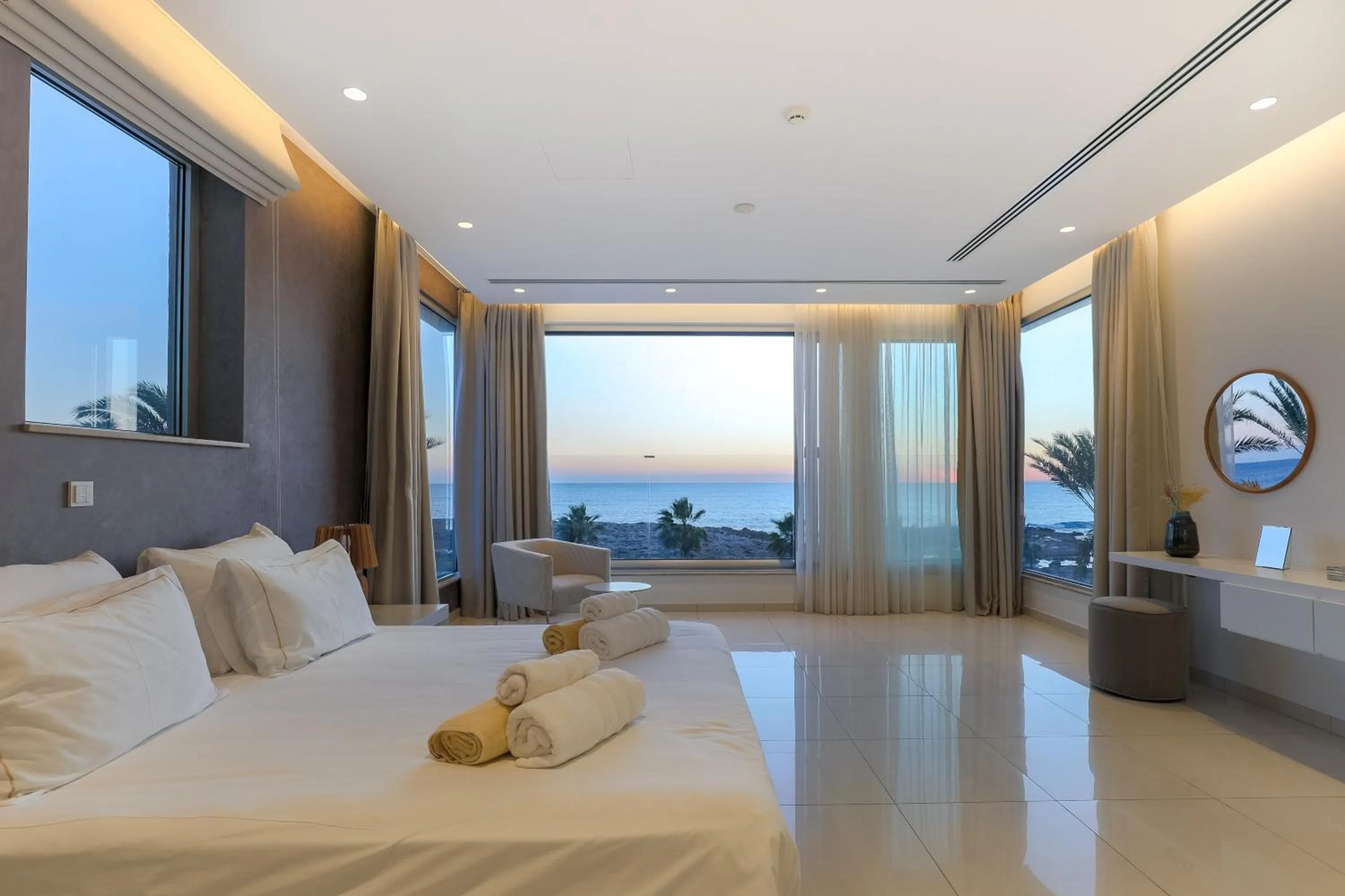 Bed in Vivo Mare Beachfront-Seaview Villas