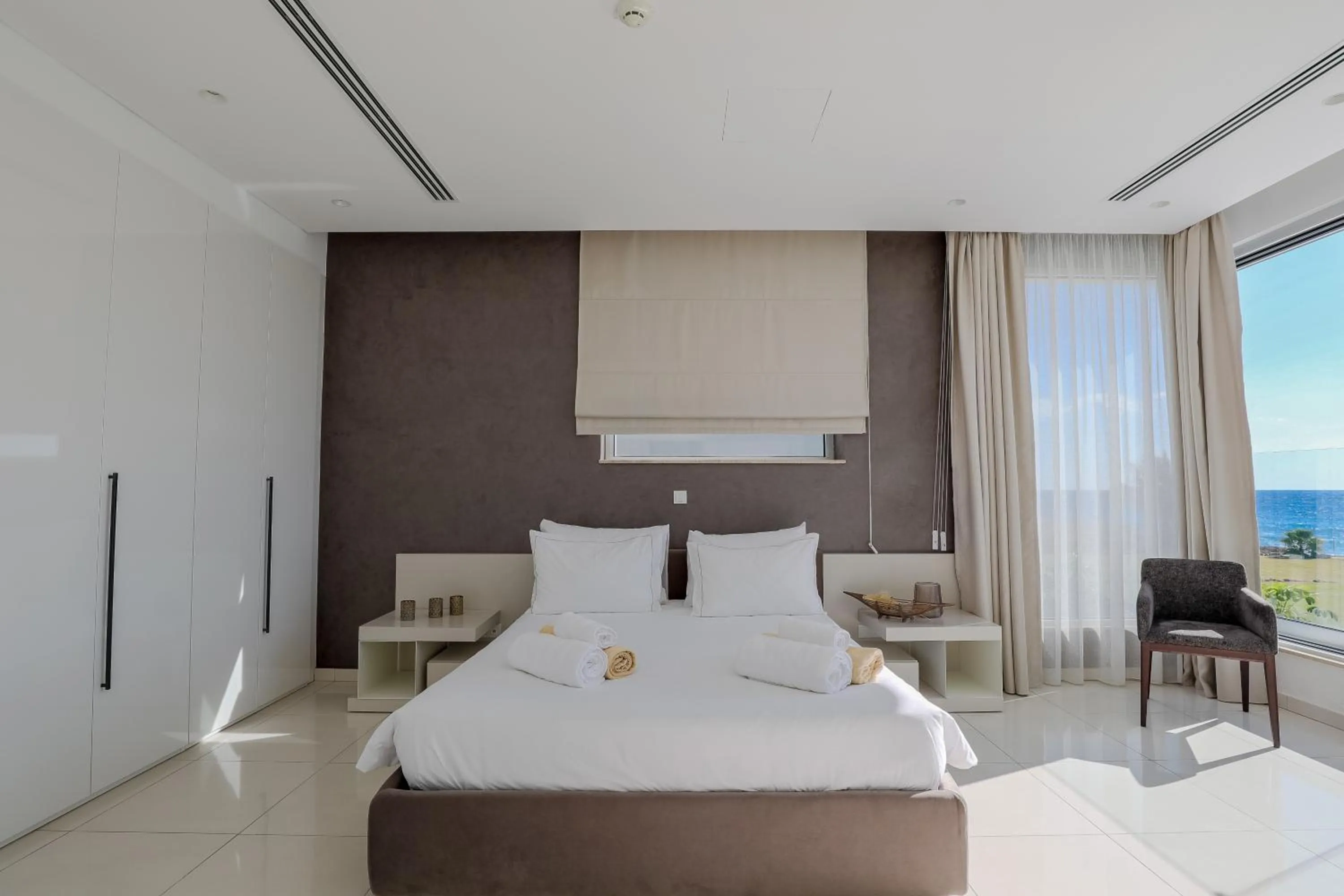 Bed in Vivo Mare Beachfront-Seaview Villas