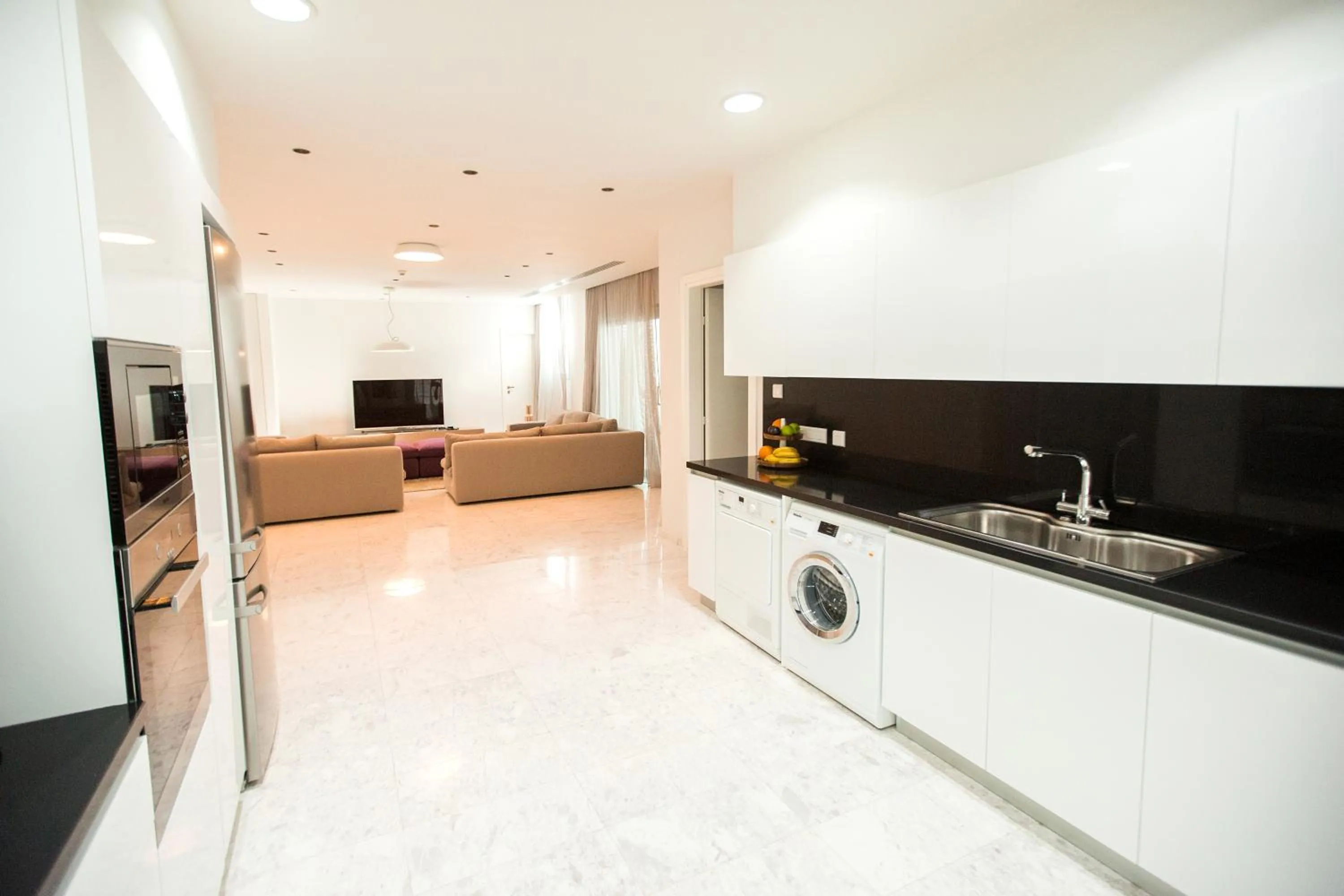 Living room in Vivo Mare Beachfront-Seaview Villas