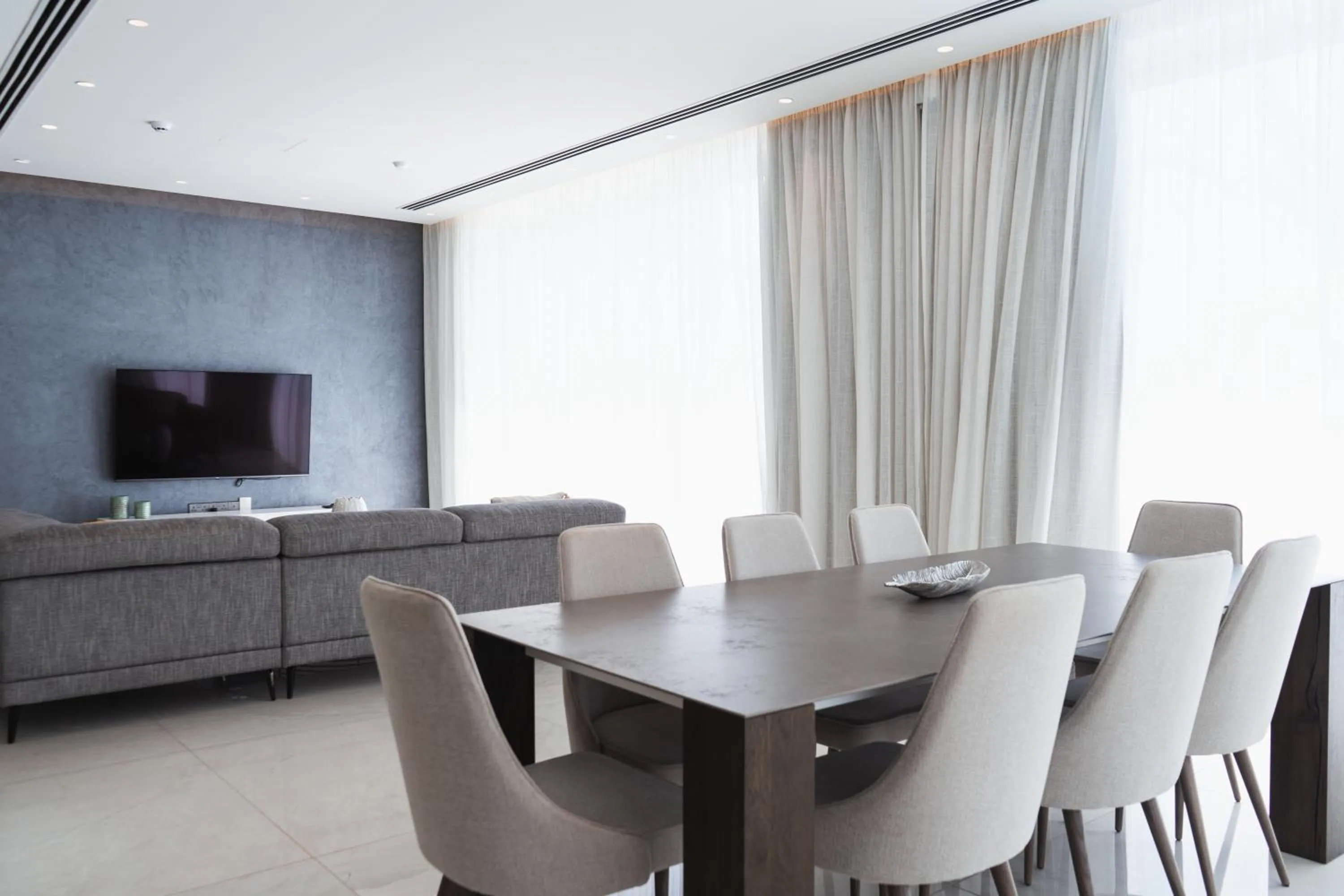 Living room in Vivo Mare Beachfront-Seaview Villas