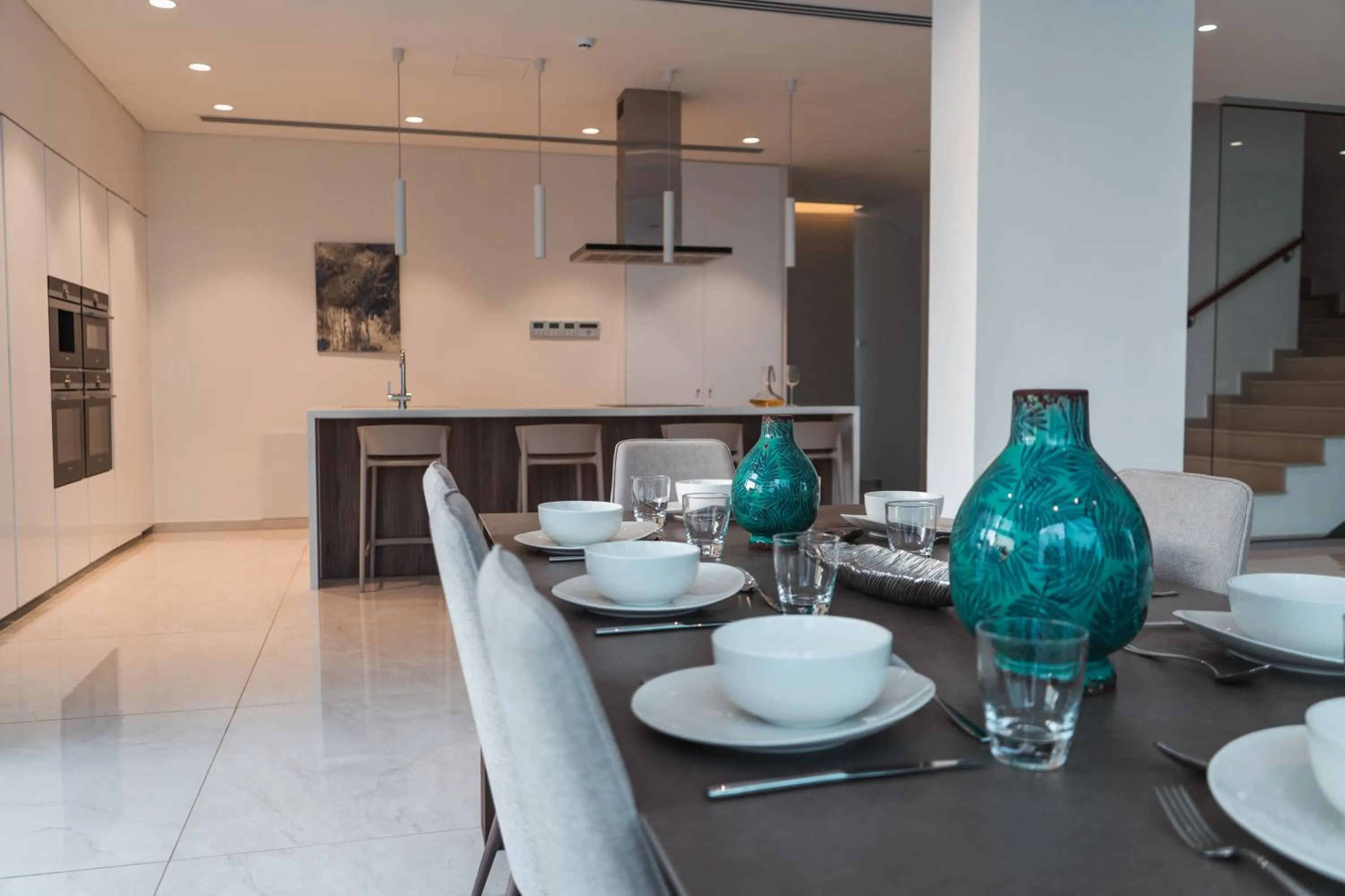 Kitchen or kitchenette in Vivo Mare Beachfront-Seaview Villas