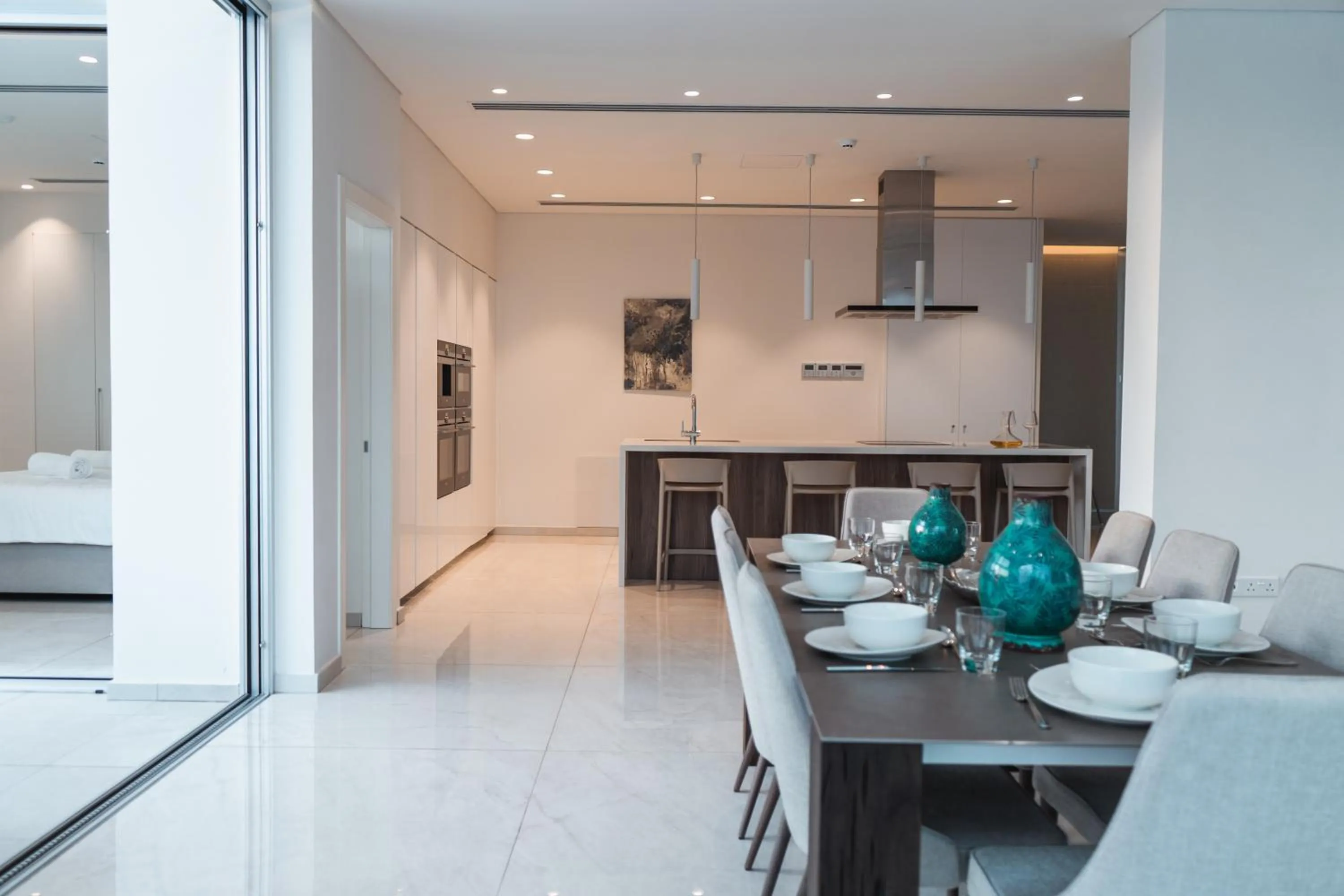 Kitchen or kitchenette in Vivo Mare Beachfront-Seaview Villas