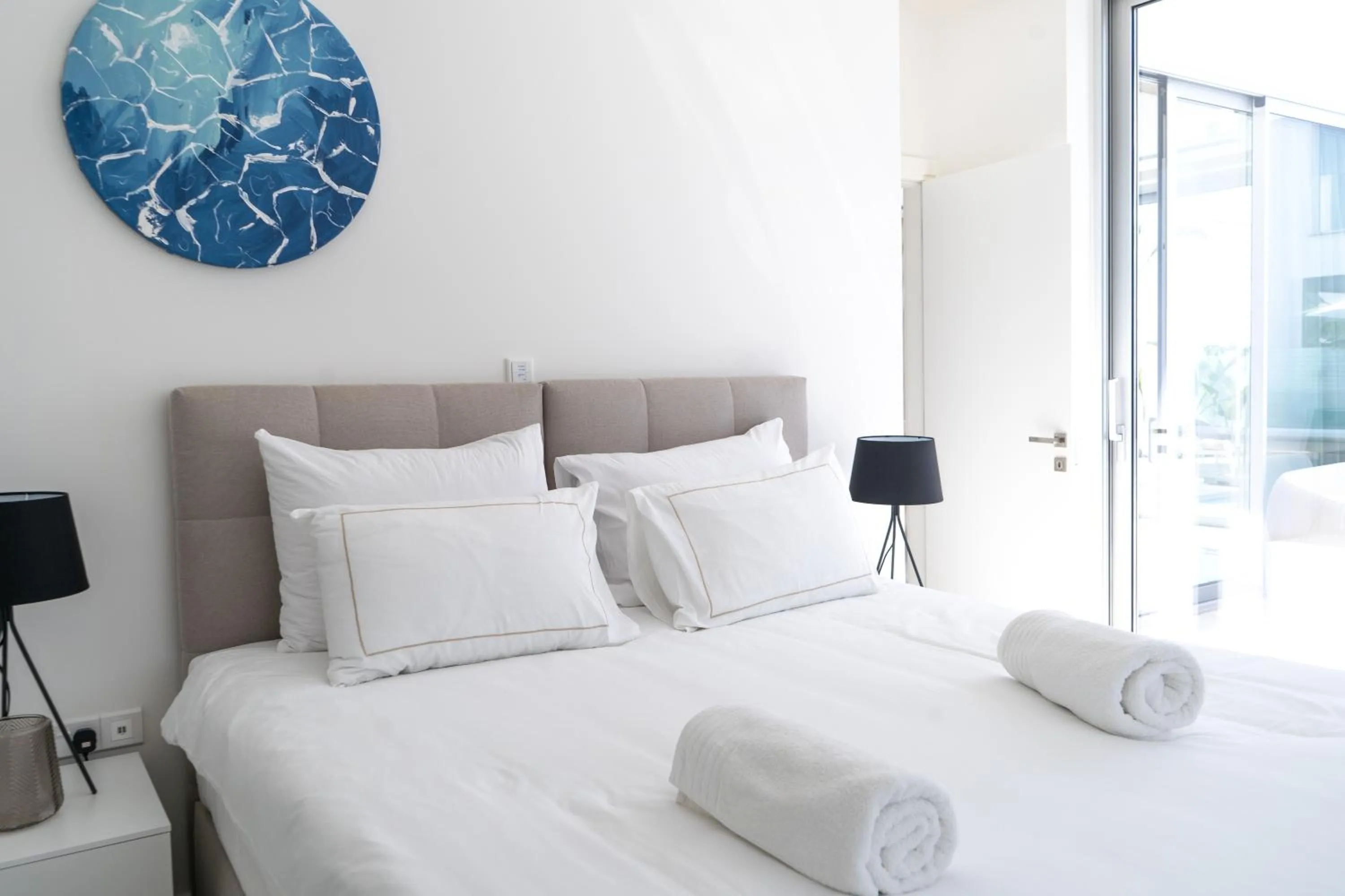 Bed in Vivo Mare Beachfront-Seaview Villas