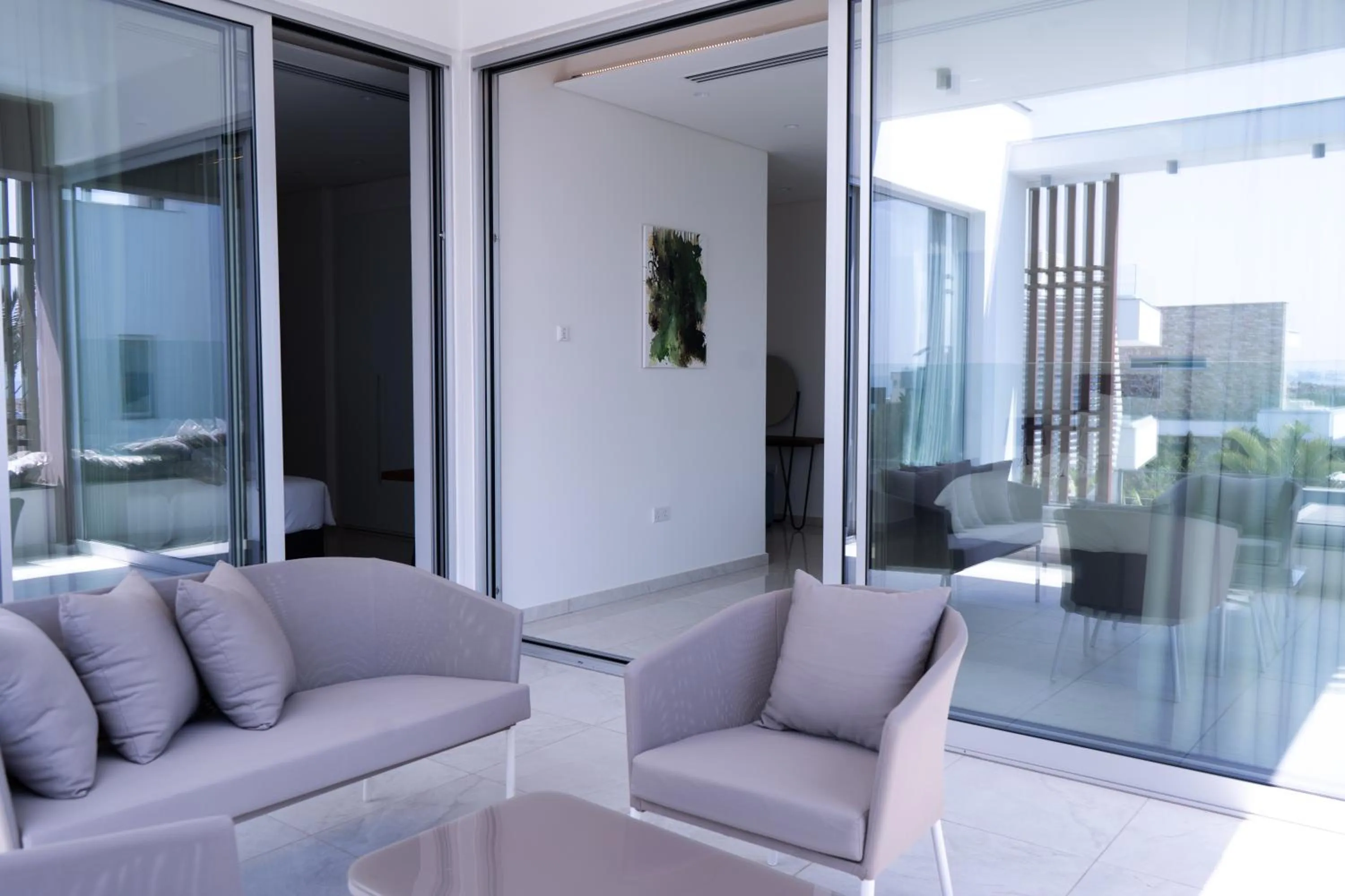 Balcony/Terrace in Vivo Mare Beachfront-Seaview Villas