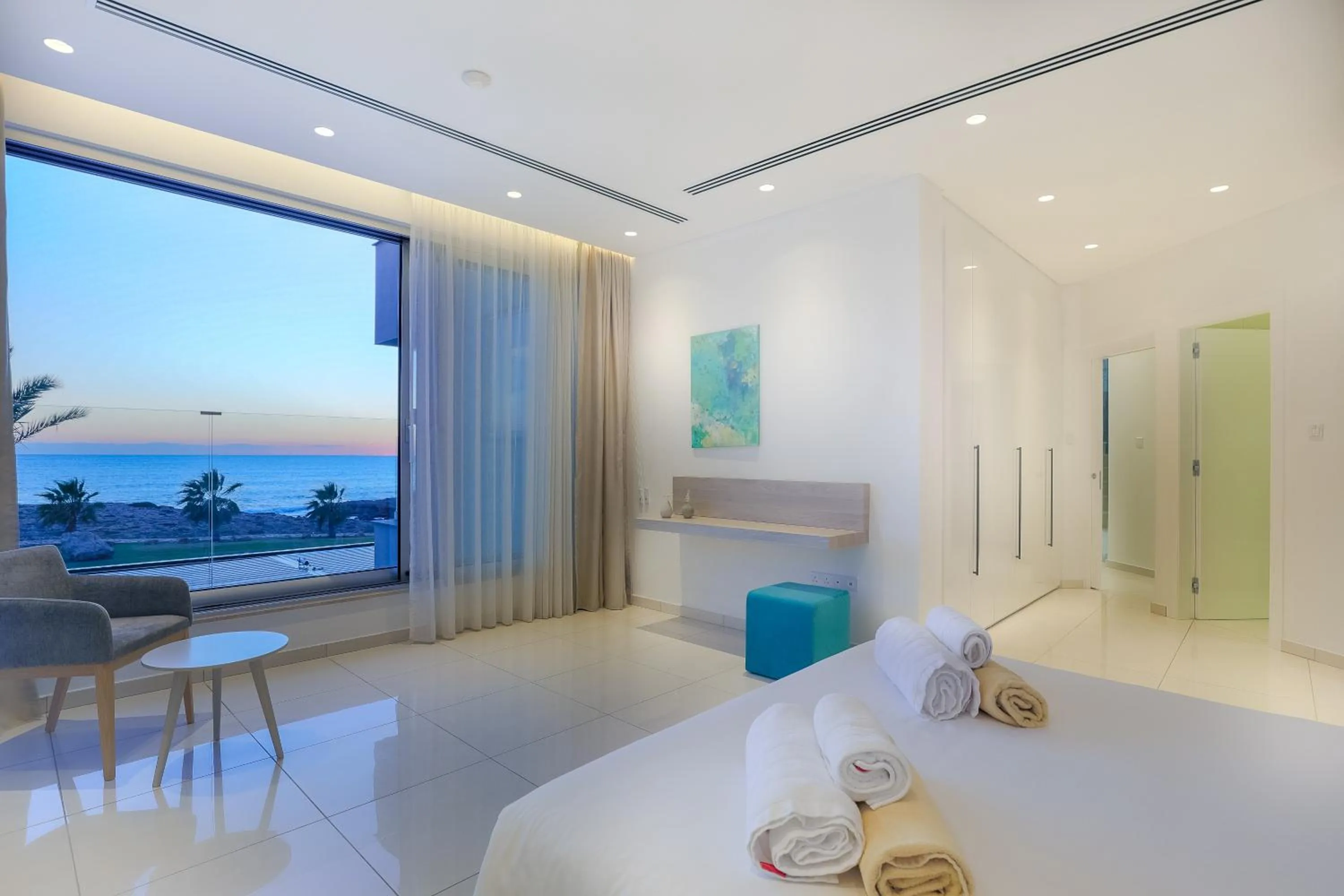 Bed in Vivo Mare Beachfront-Seaview Villas