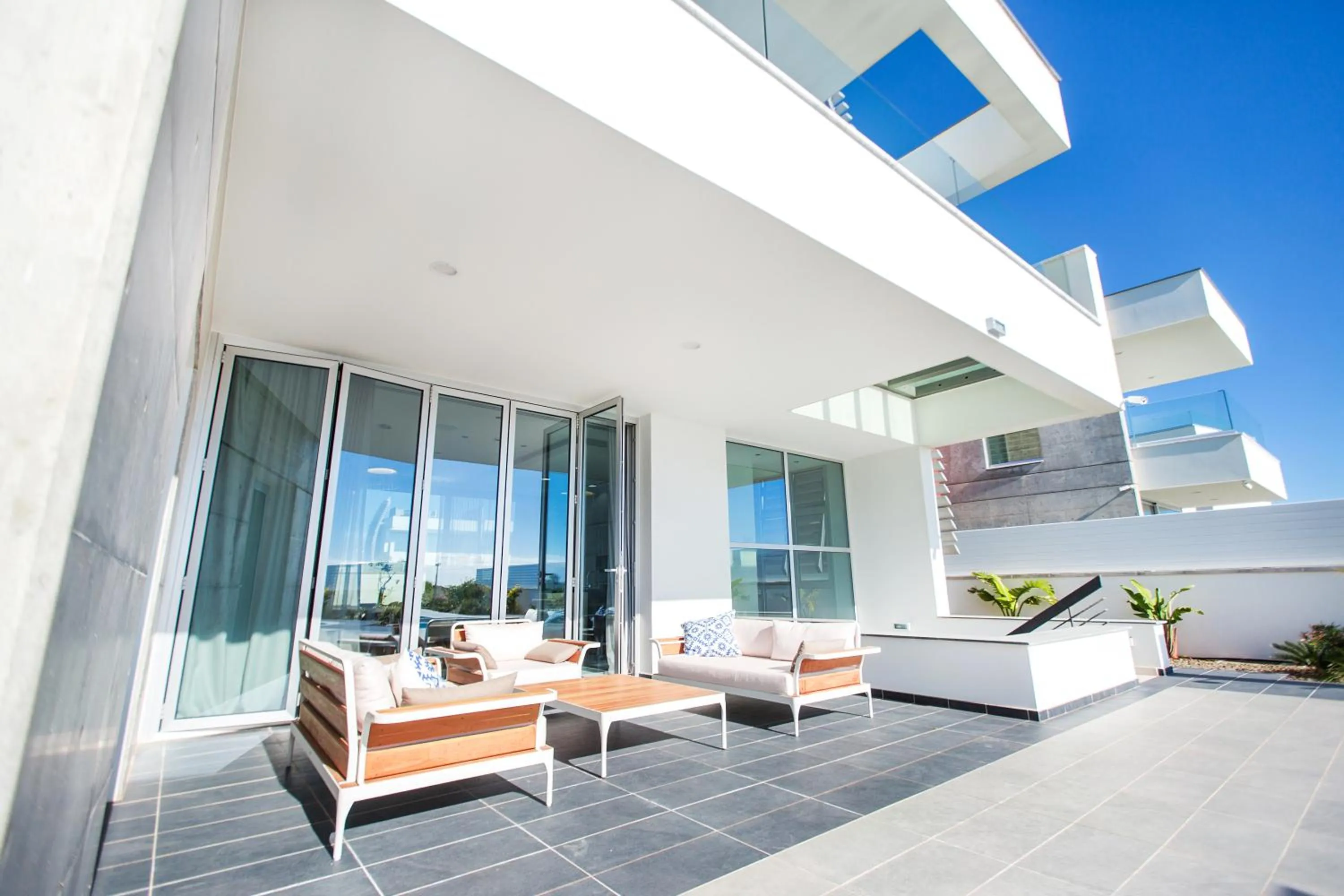 Balcony/Terrace in Vivo Mare Beachfront-Seaview Villas