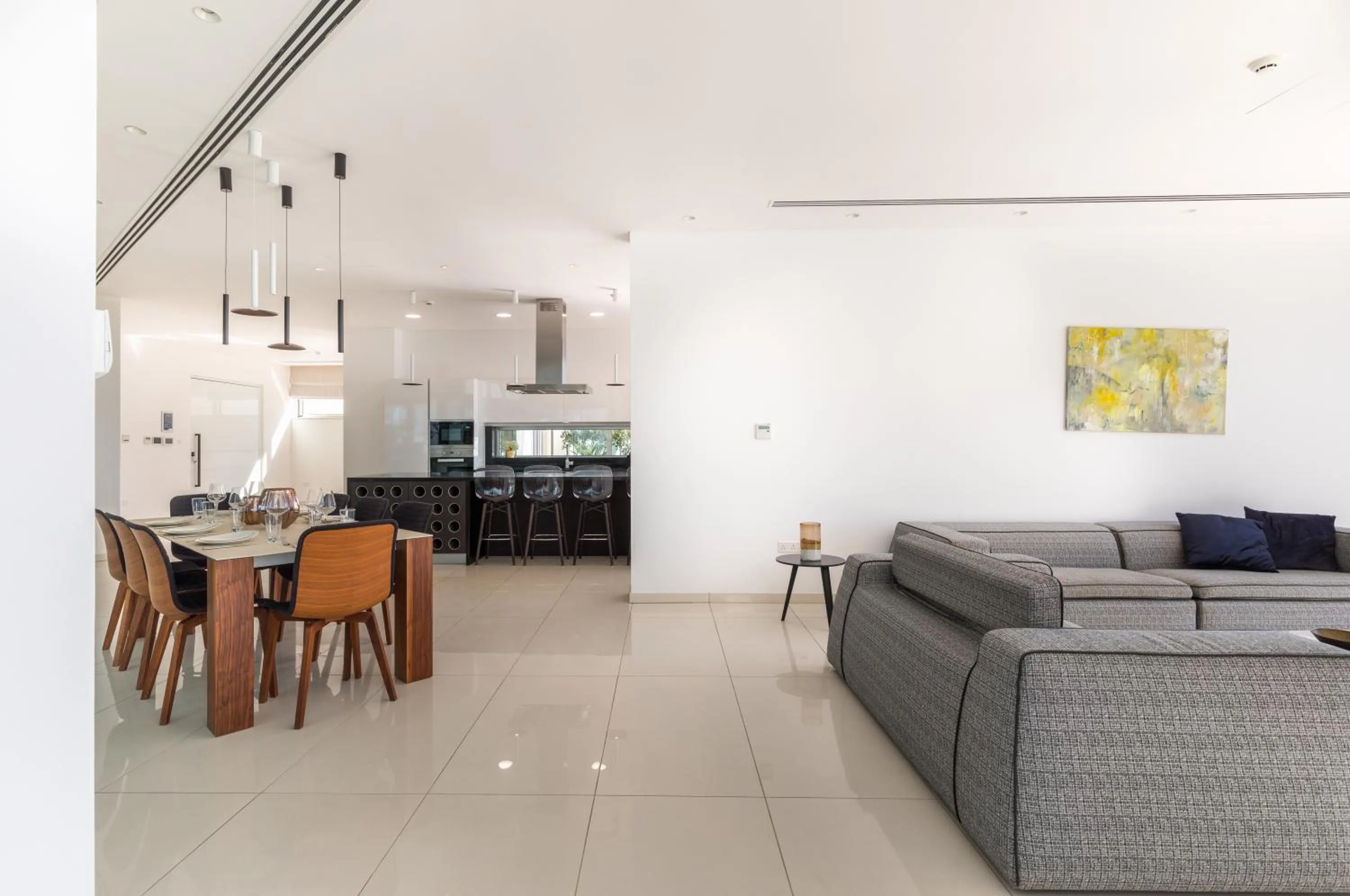 Living room in Vivo Mare Beachfront-Seaview Villas