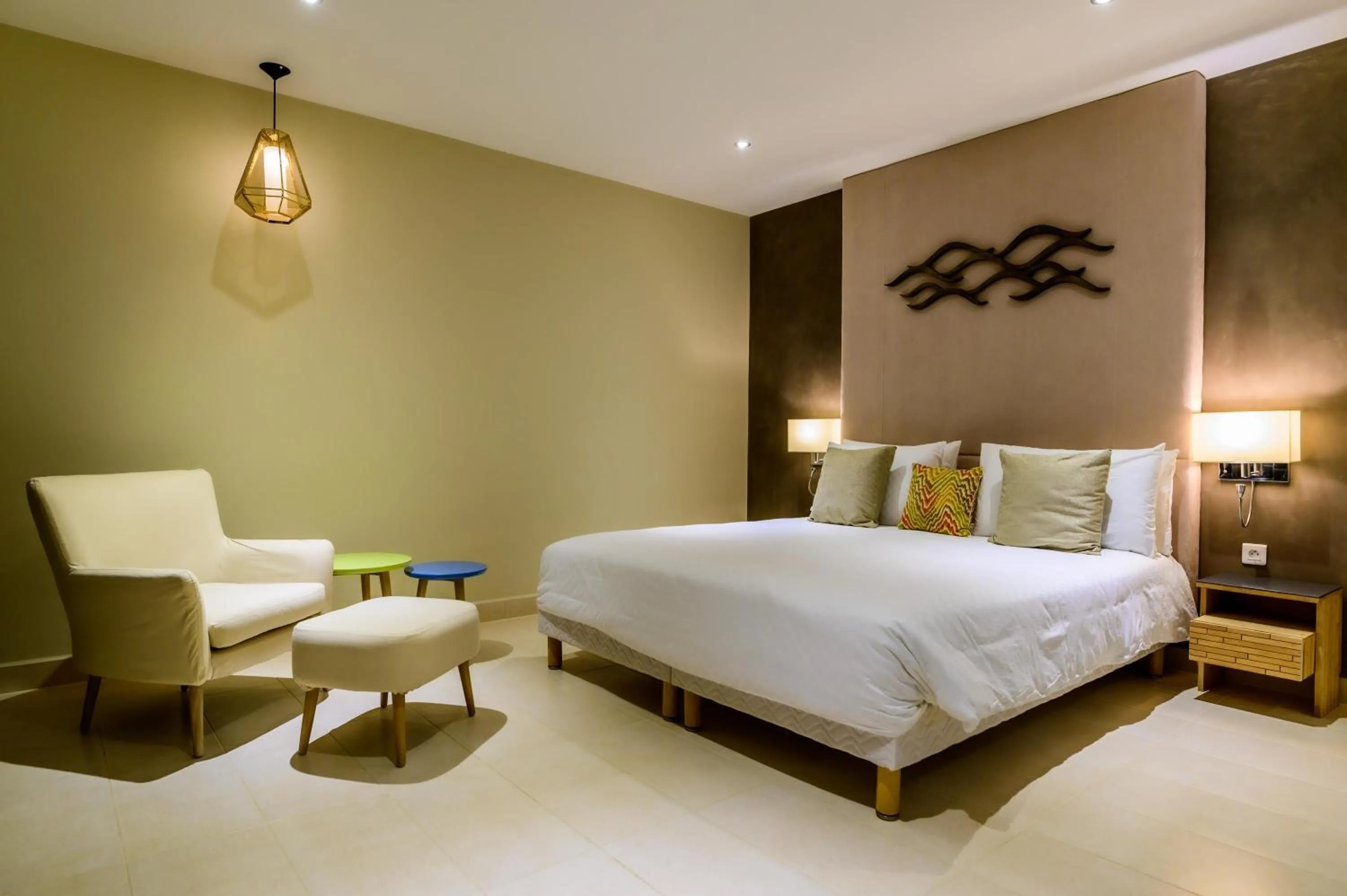 Bed in Baobab Tree Hôtel & Spa