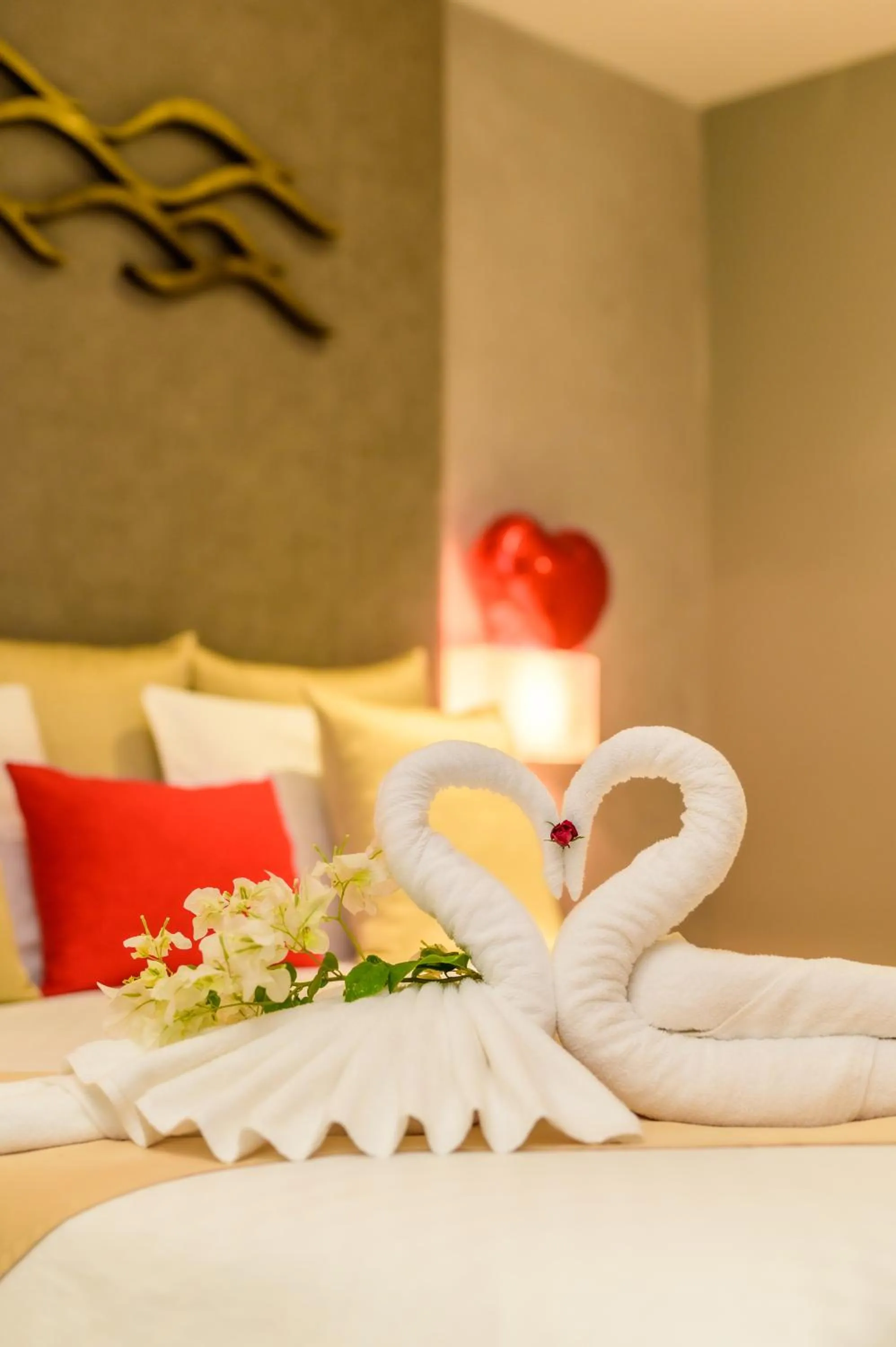 Decorative detail, Bed in Baobab Tree Hôtel & Spa