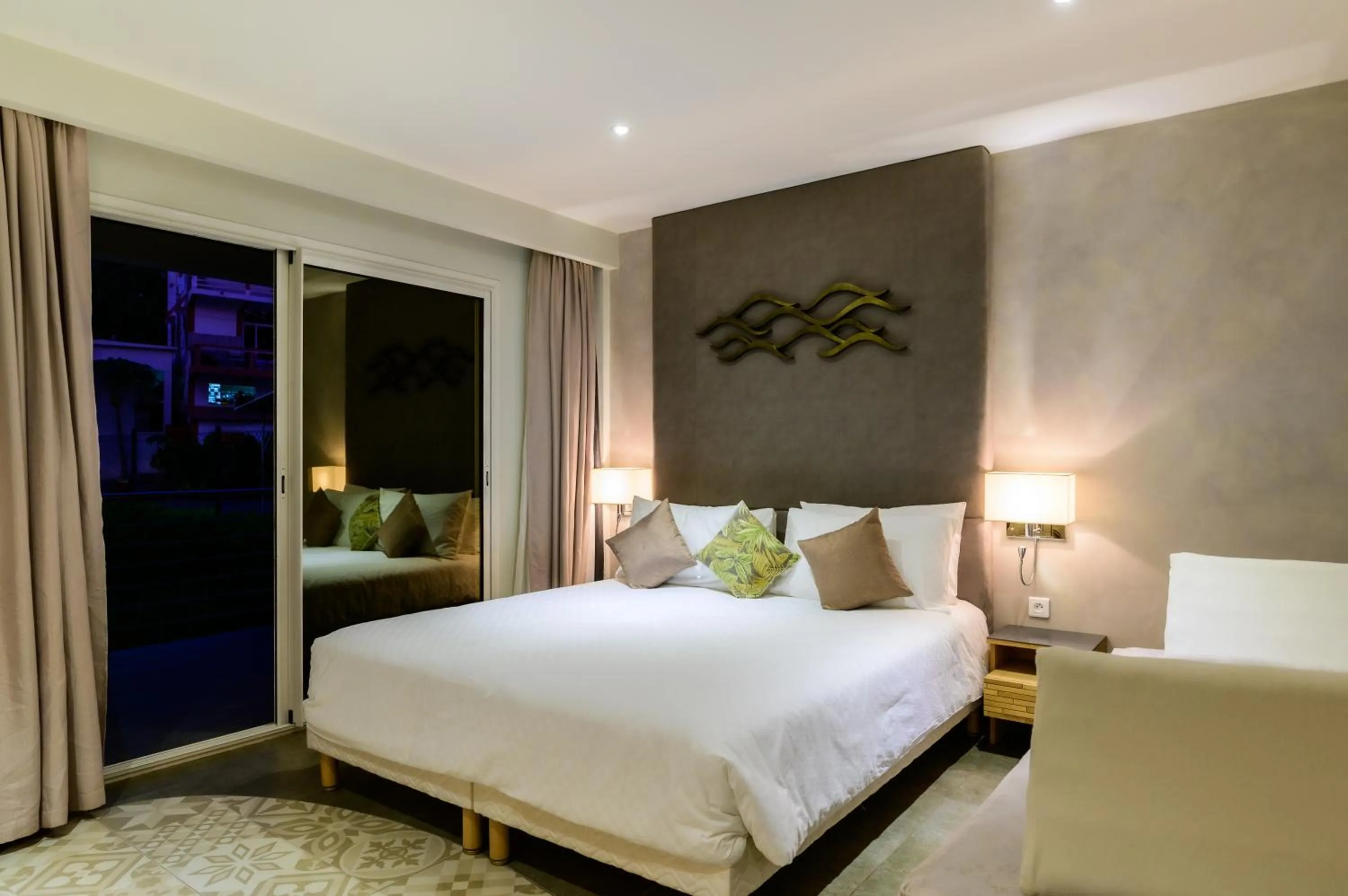 Bed in Baobab Tree Hôtel & Spa