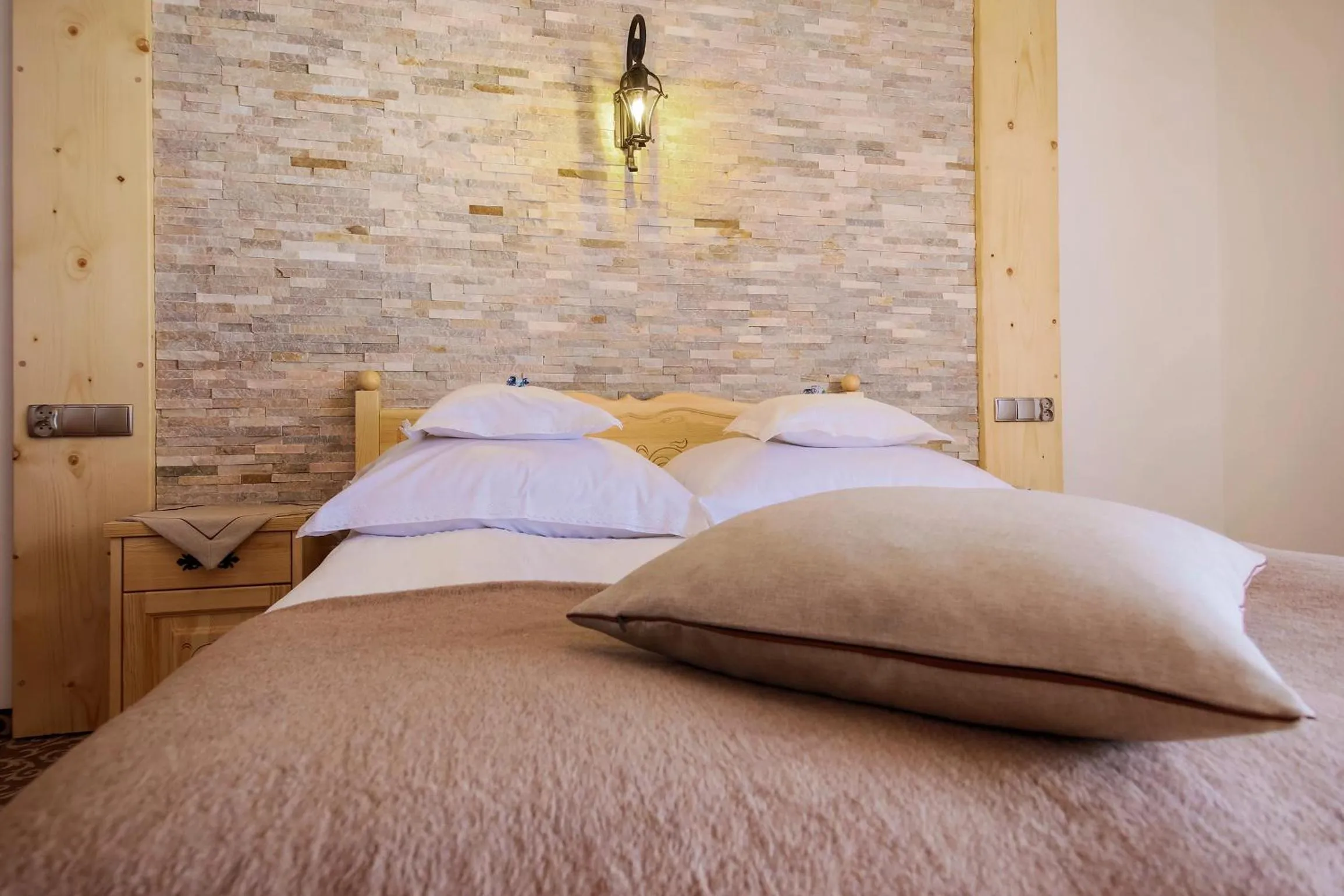 Bedroom, Bed in ECO Willa Grand Karpatia Ski&Wellness