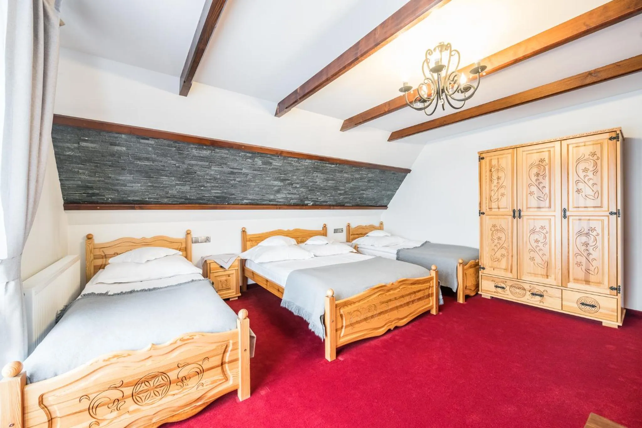 Bed in ECO Willa Grand Karpatia Ski&Wellness