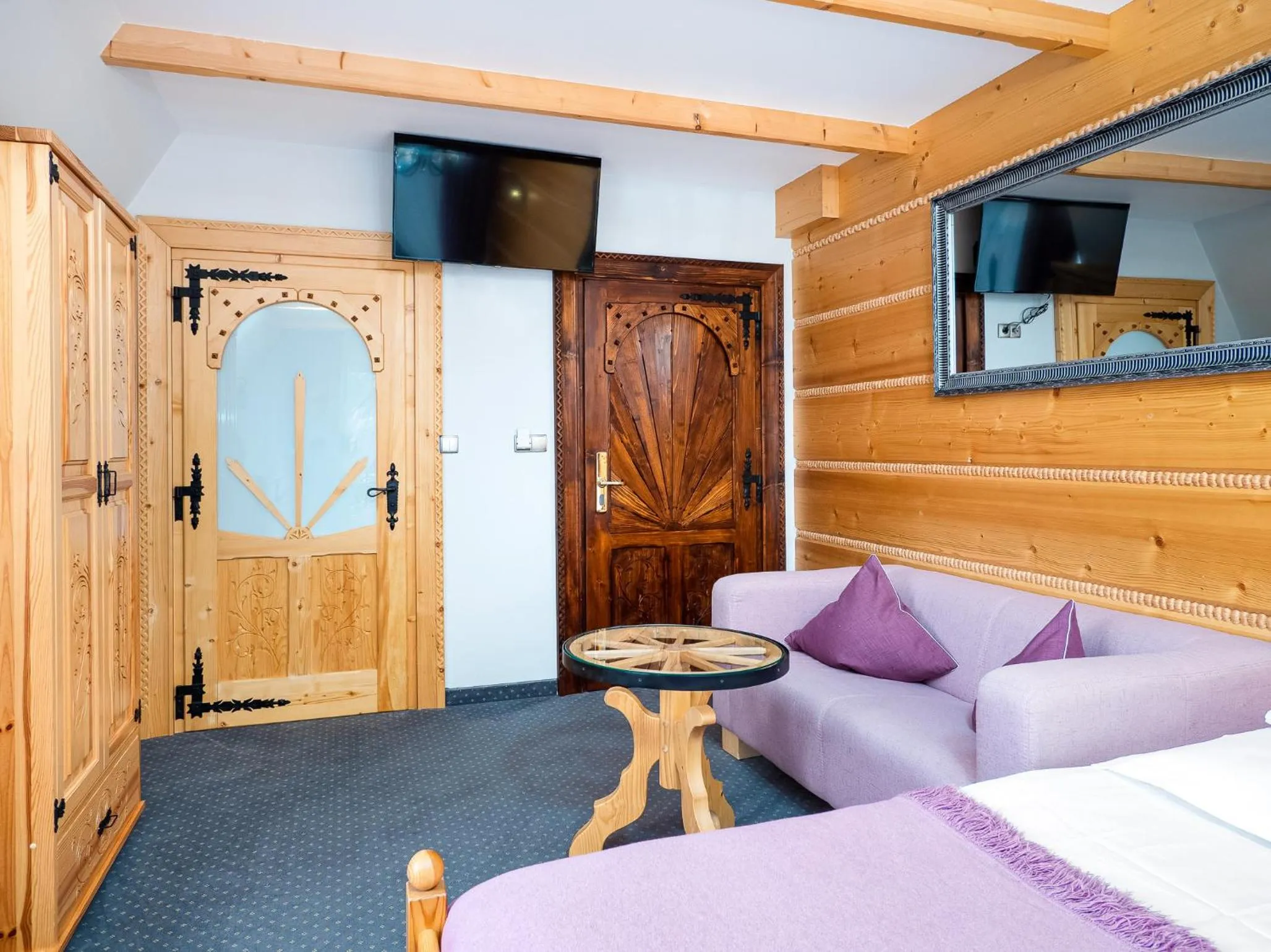 Bed in ECO Willa Grand Karpatia Ski&Wellness