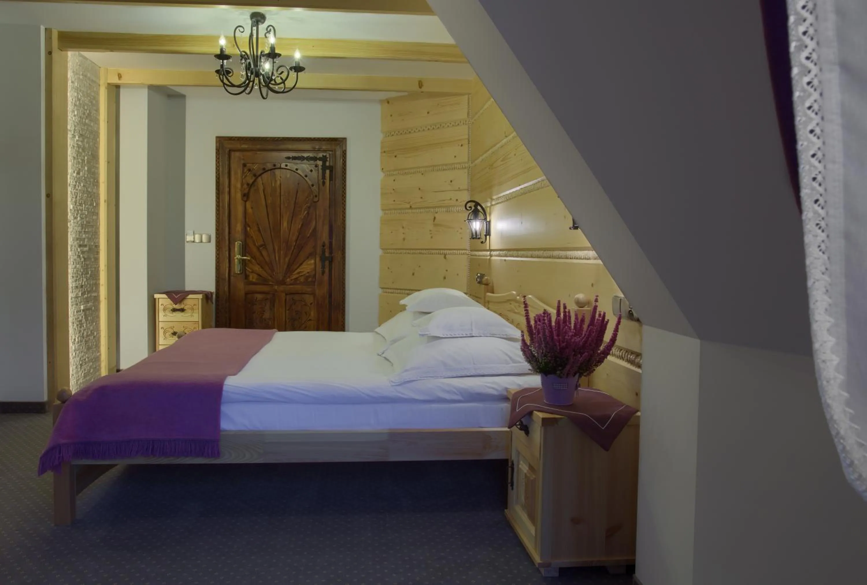 Bedroom, Bed in ECO Willa Grand Karpatia Ski&Wellness
