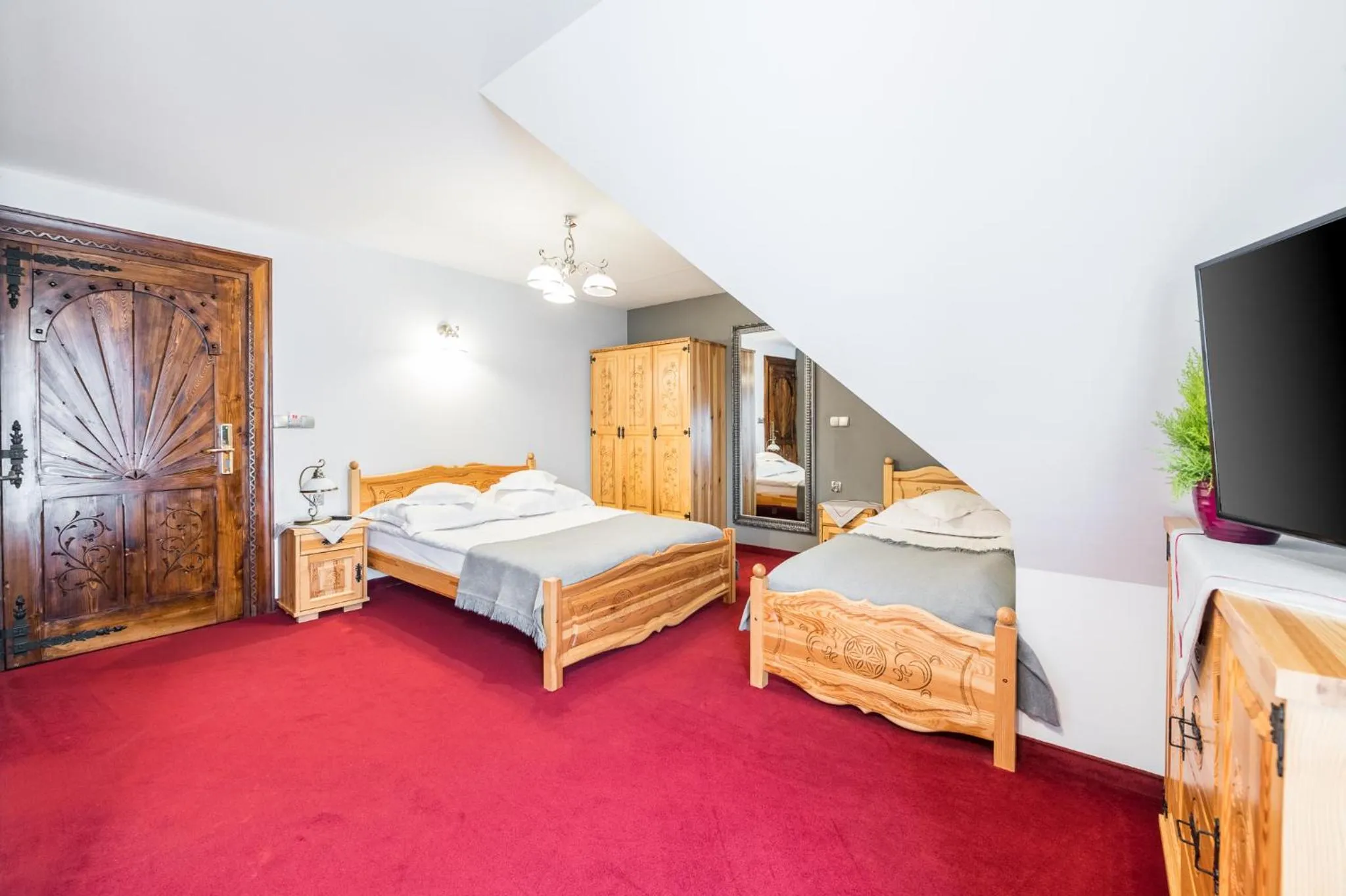 Bed in ECO Willa Grand Karpatia Ski&Wellness