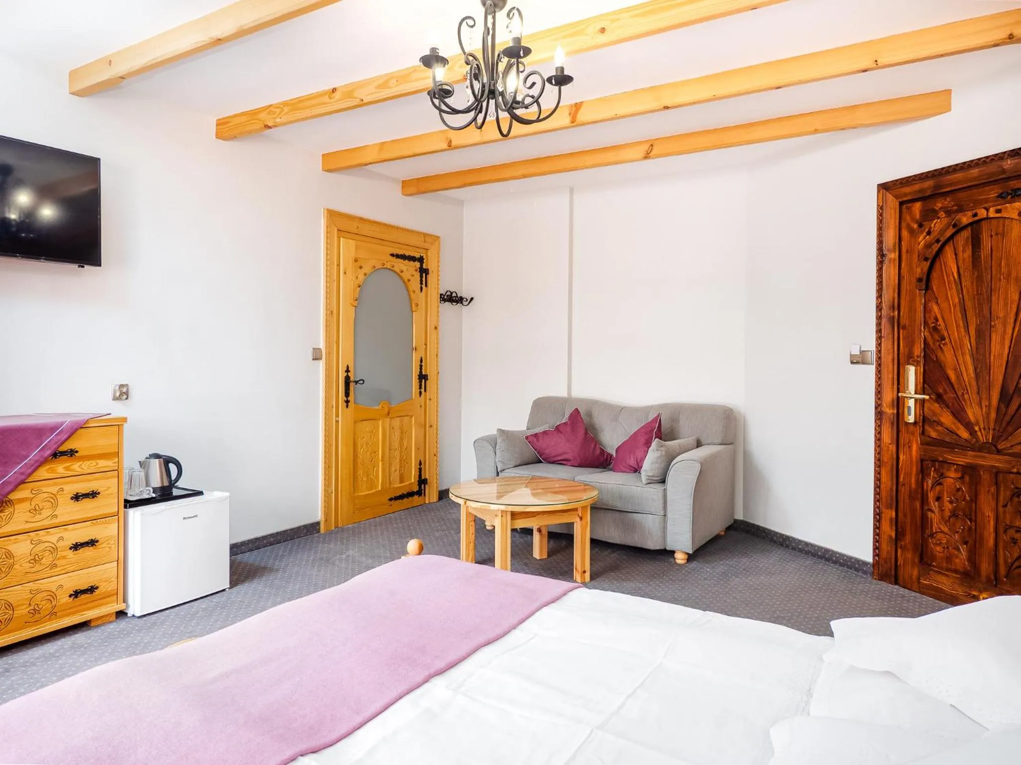 Bed in ECO Willa Grand Karpatia Ski&Wellness