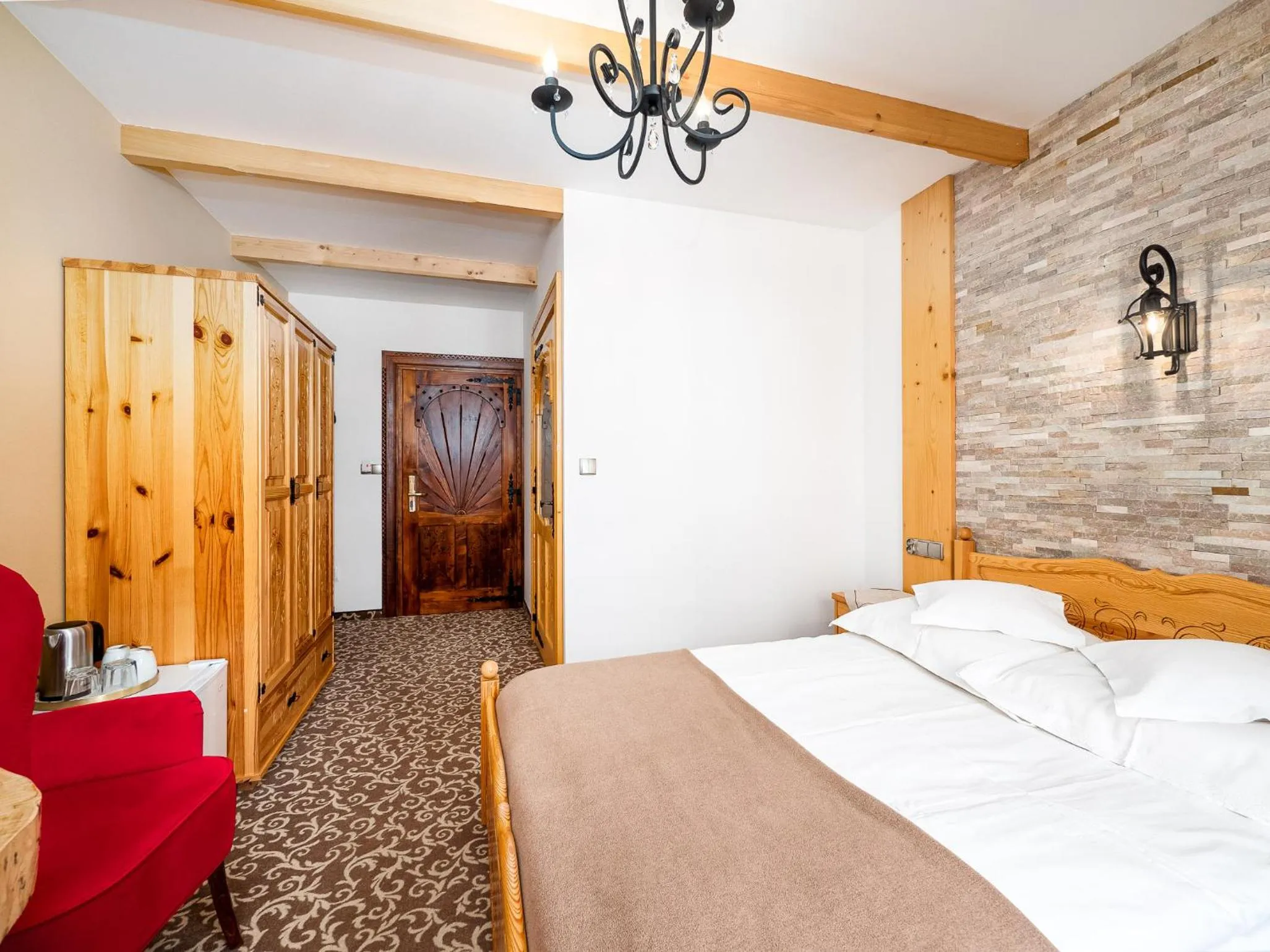 Bed in ECO Willa Grand Karpatia Ski&Wellness