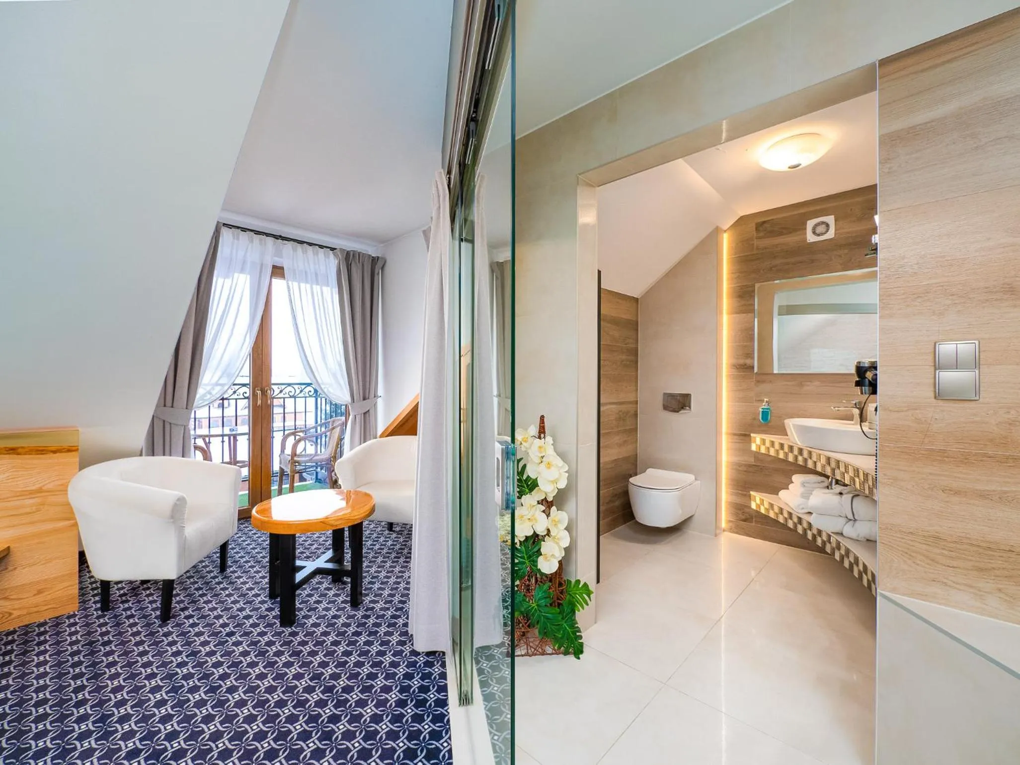 Bed in ECO Willa Grand Karpatia Ski&Wellness