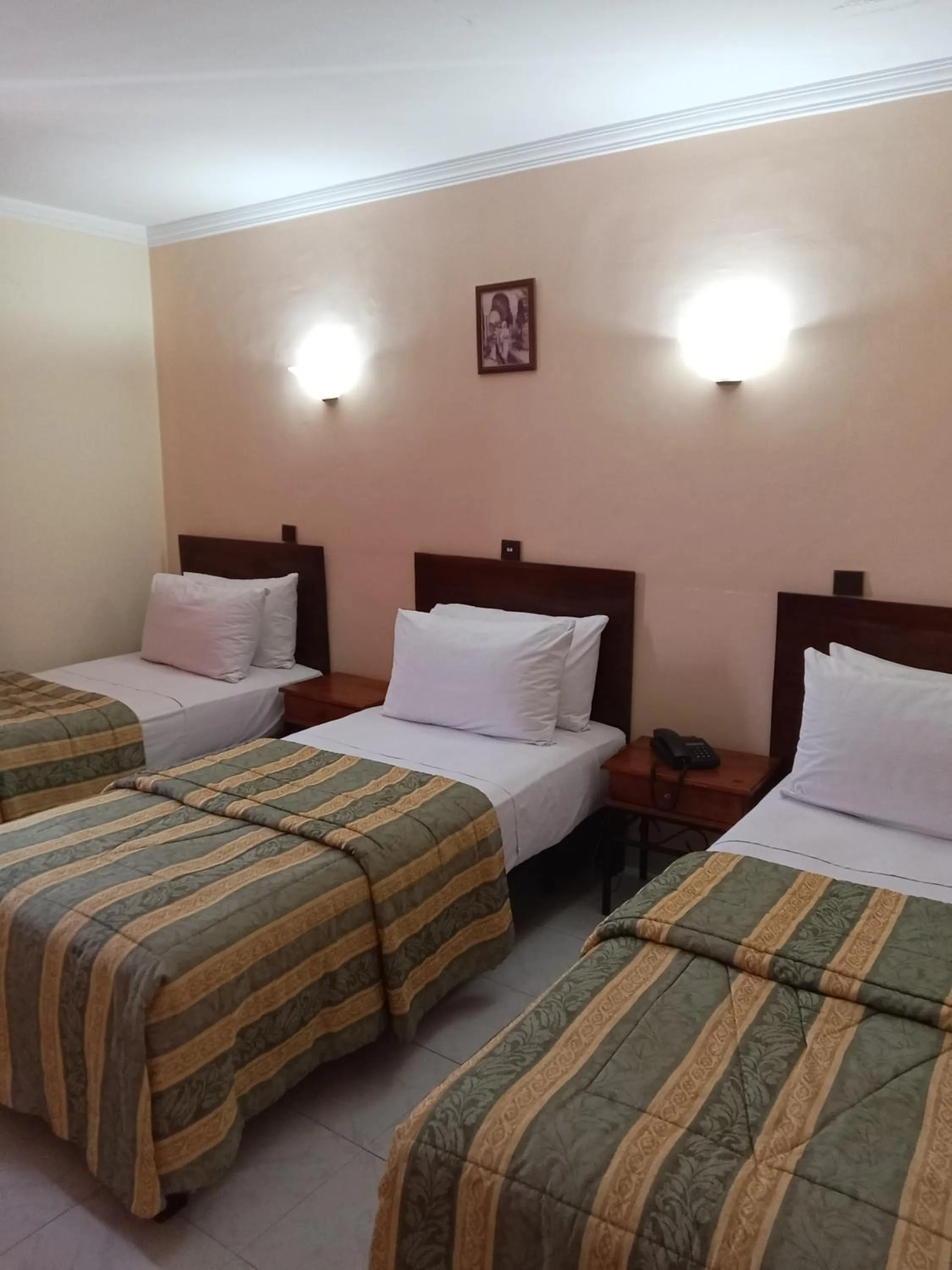 Bed in Hotel Al Kabir