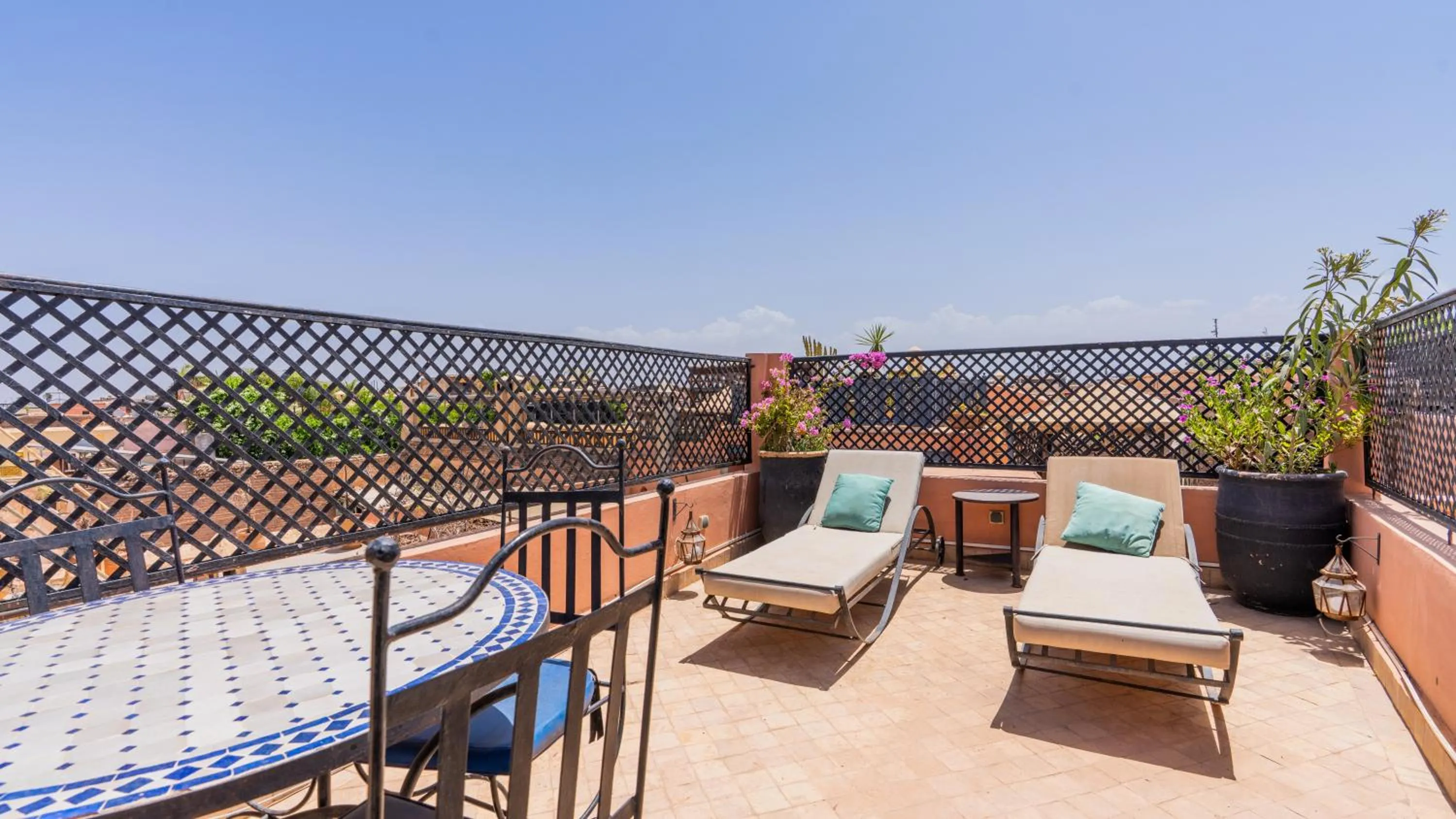 Balcony/Terrace in Riad Abaka hotel & boutique