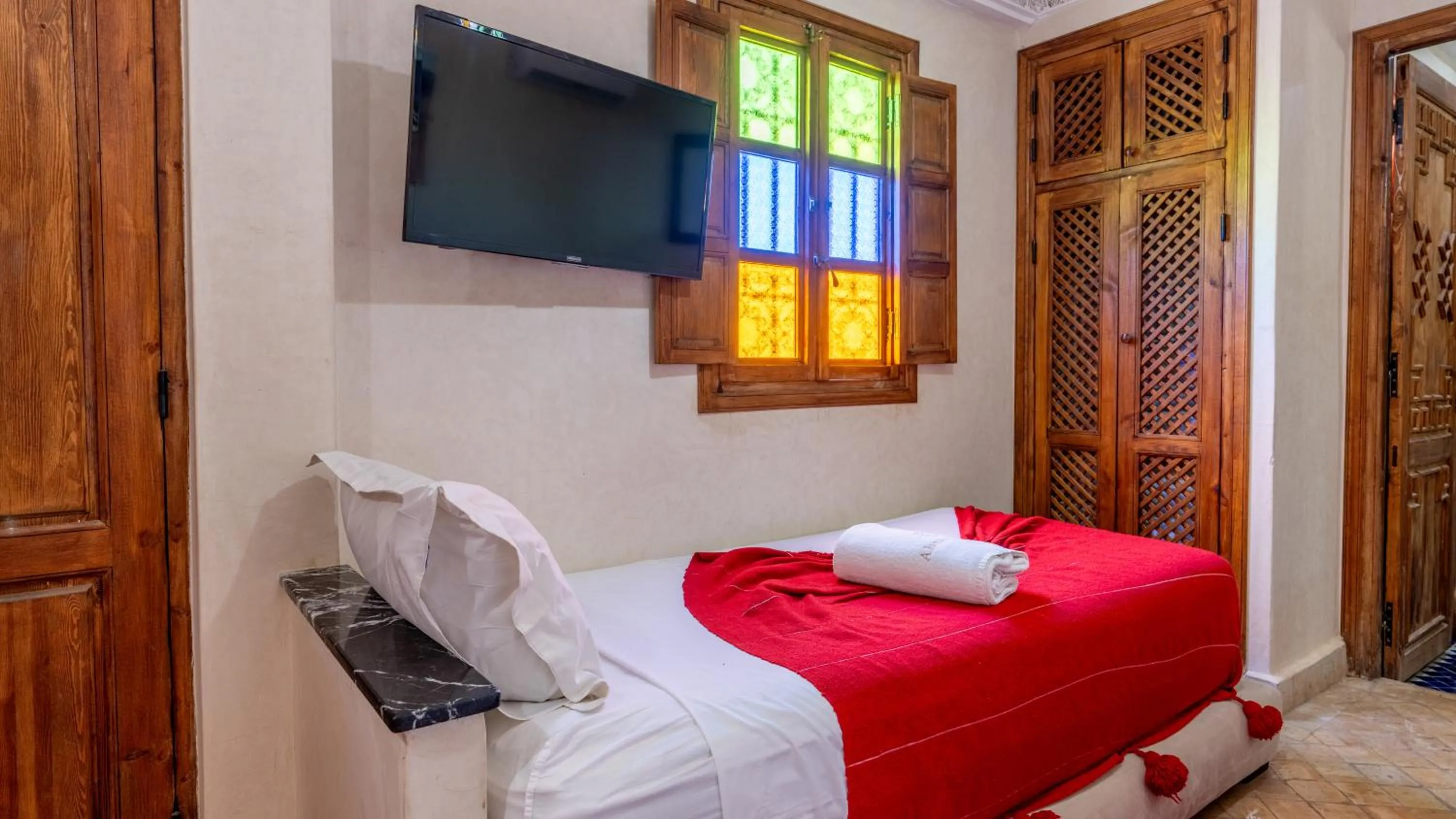 Bed in Riad Abaka hotel & boutique