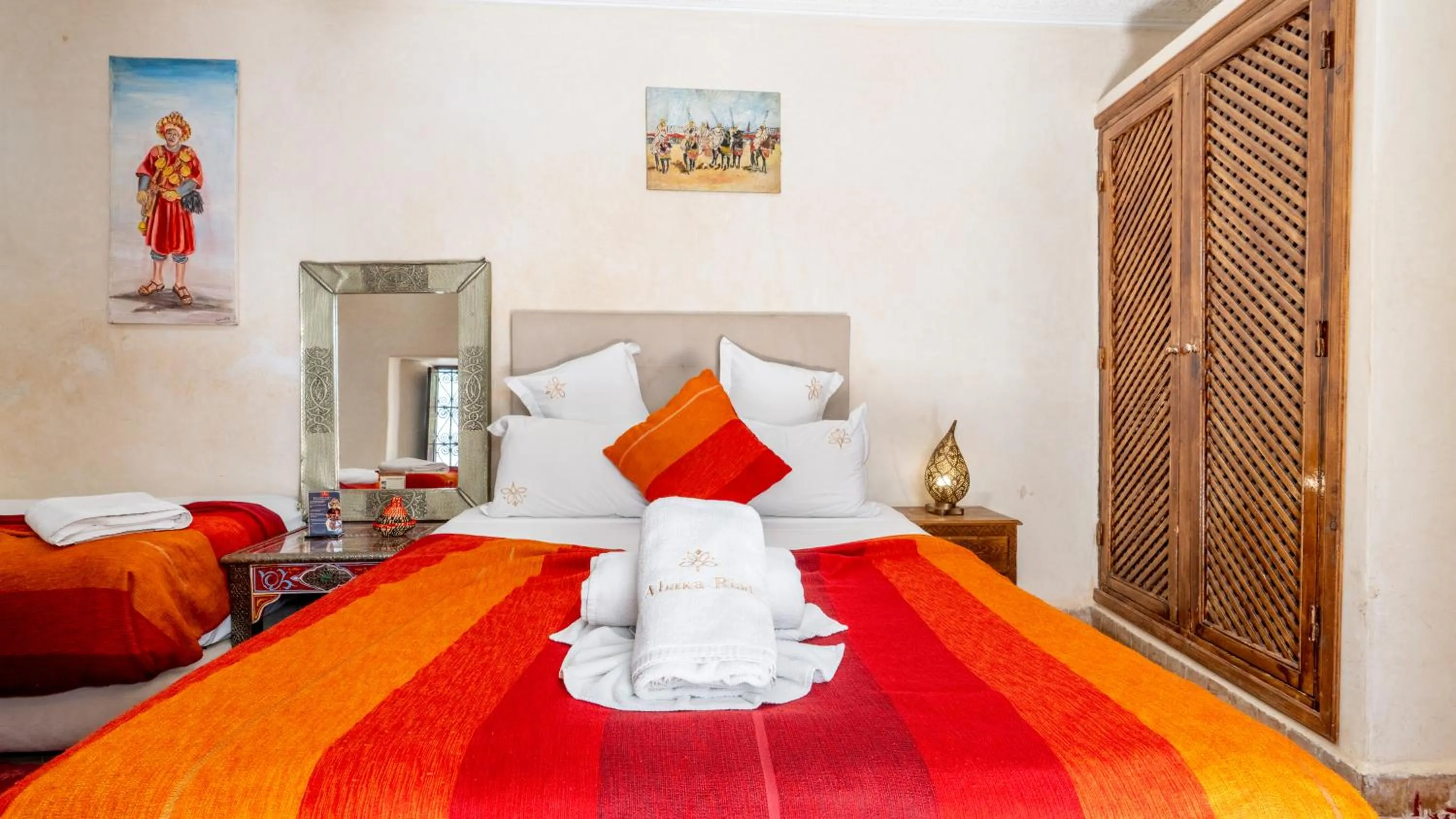 Bed in Riad Abaka hotel & boutique