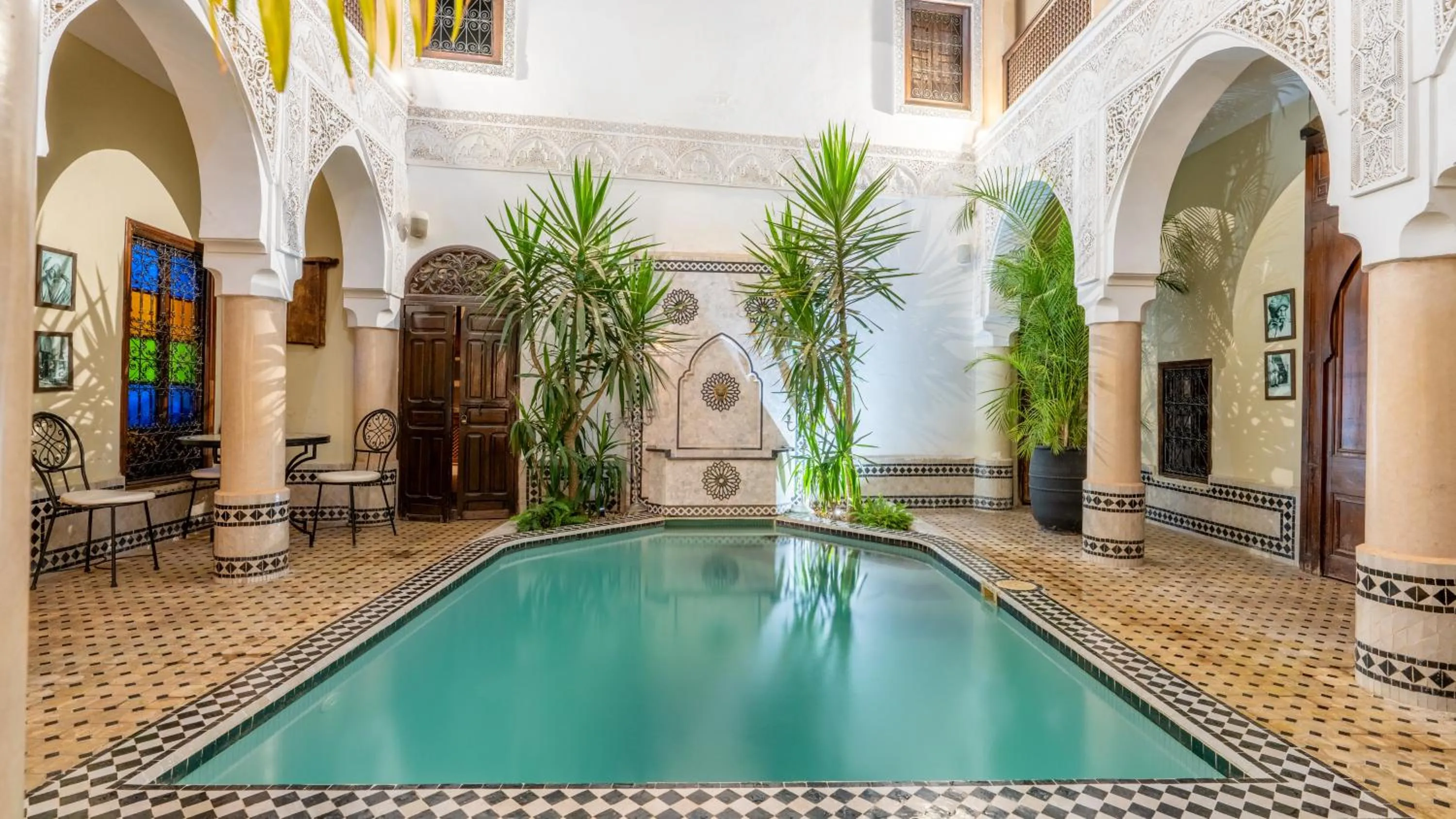 Pool view in Riad Abaka hotel & boutique