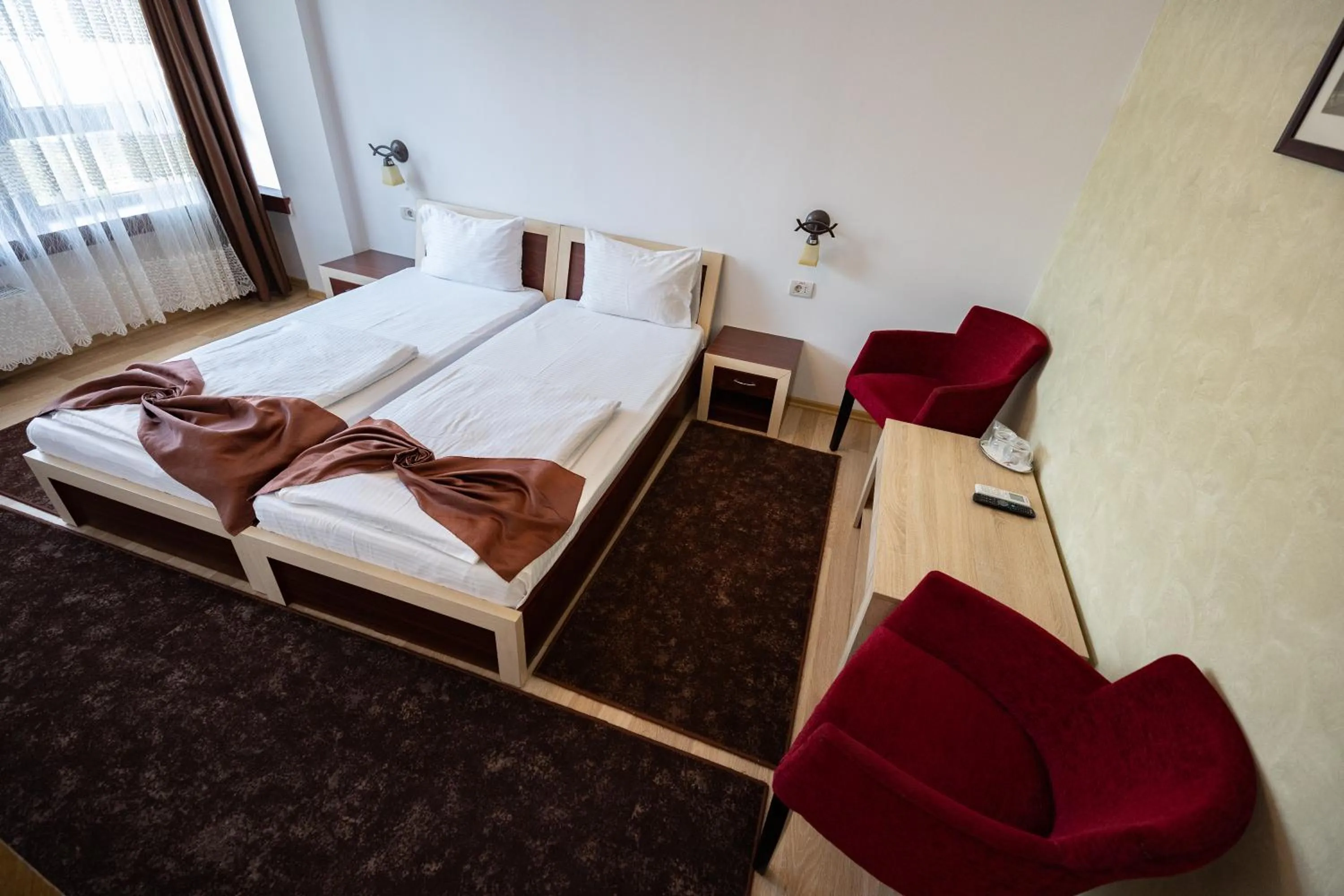 Bed in Hotel Restaurant Imperial