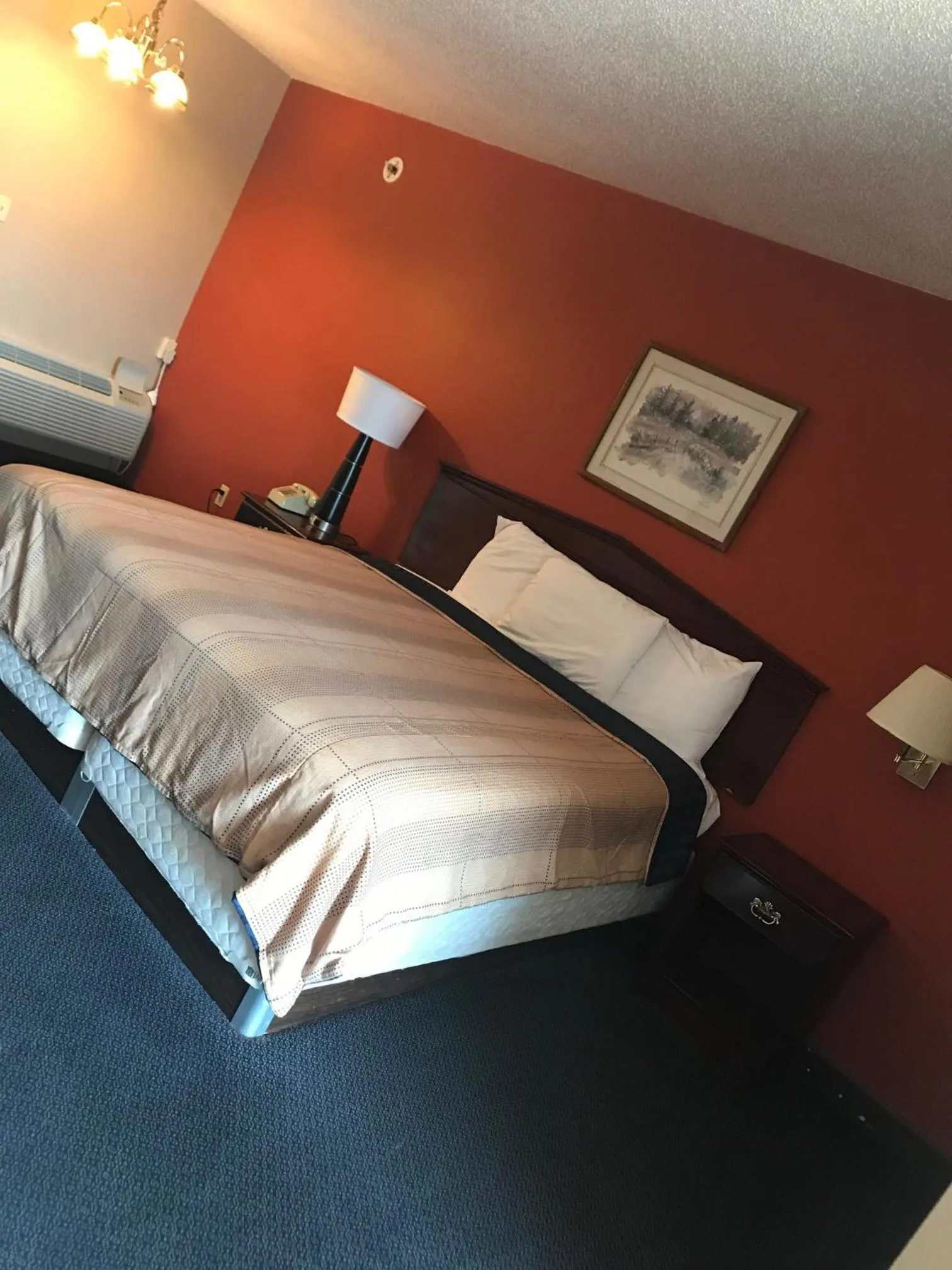 Property building, Bed in Red Carpet Inn