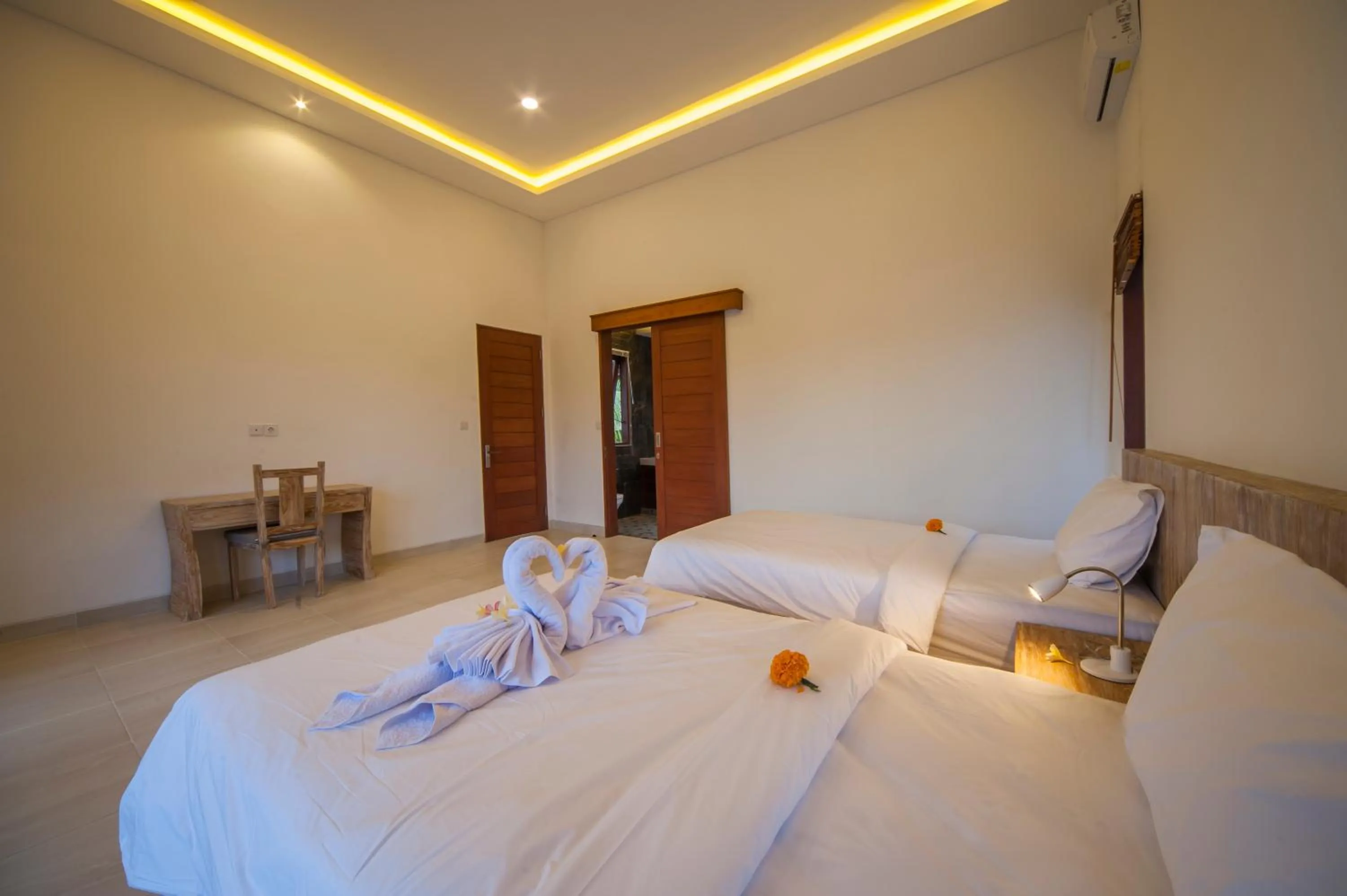 Bedroom, Bed in Villa Ubud Hill