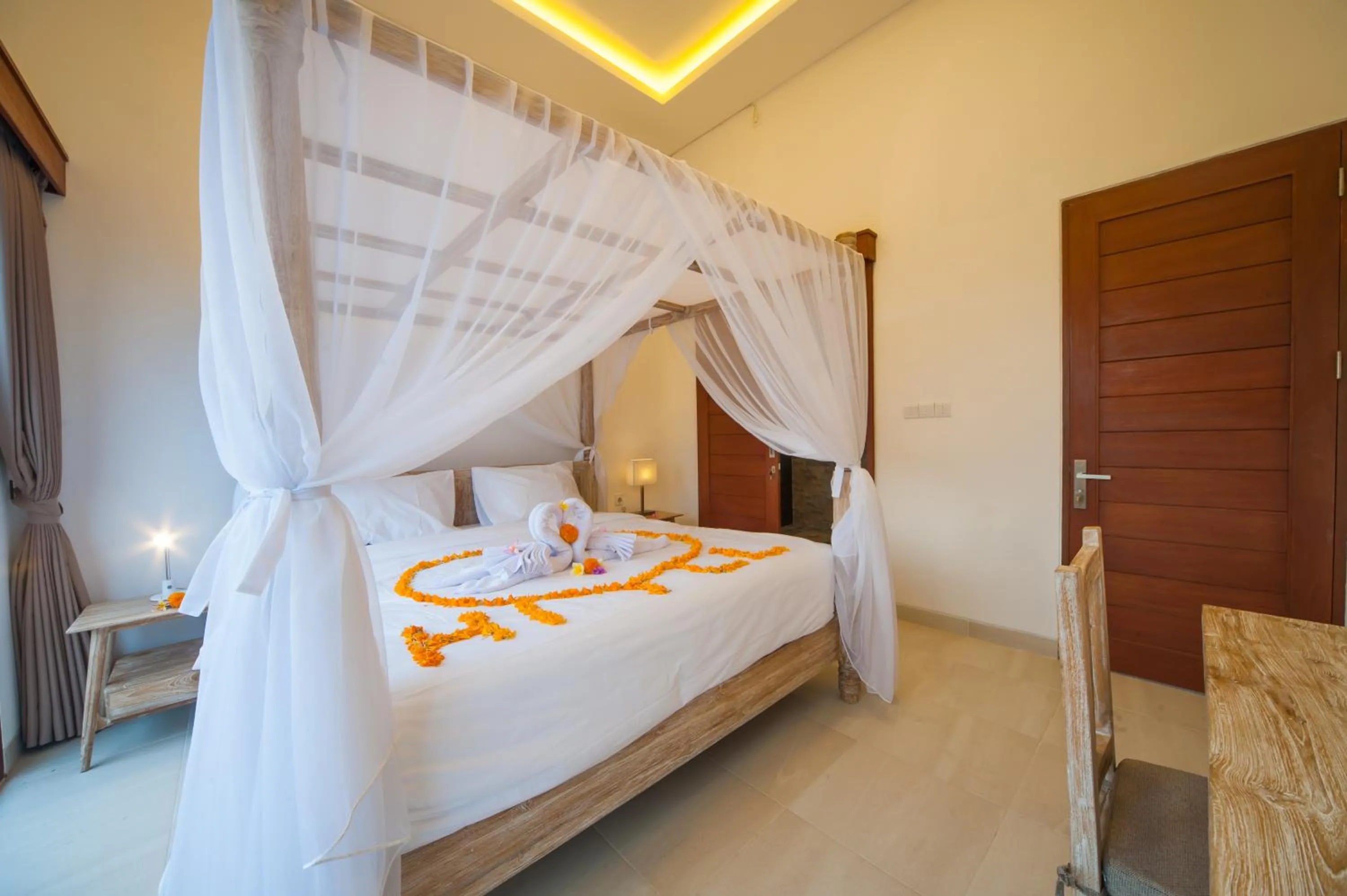 Bedroom, Bed in Villa Ubud Hill