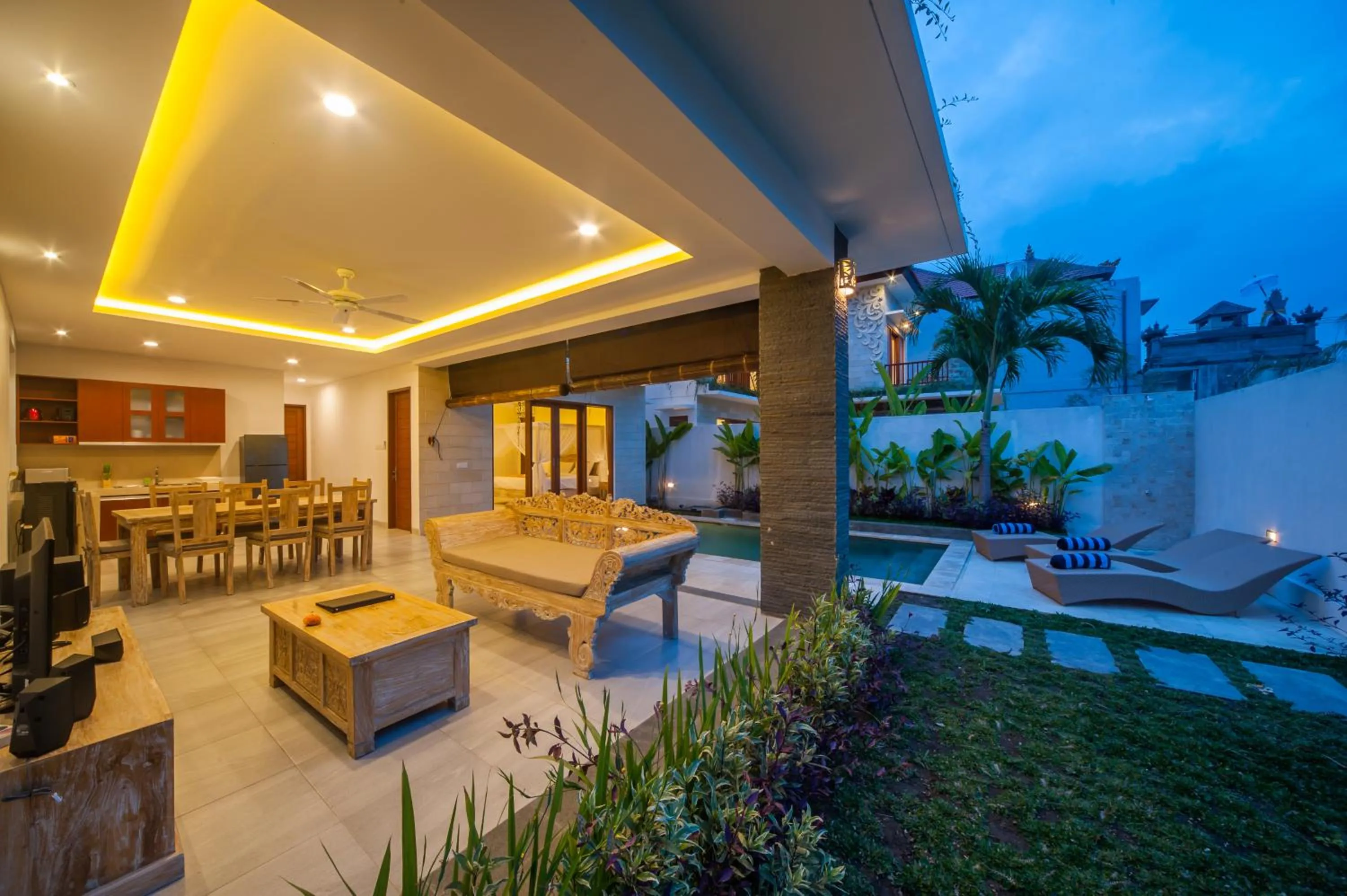 Living room in Villa Ubud Hill