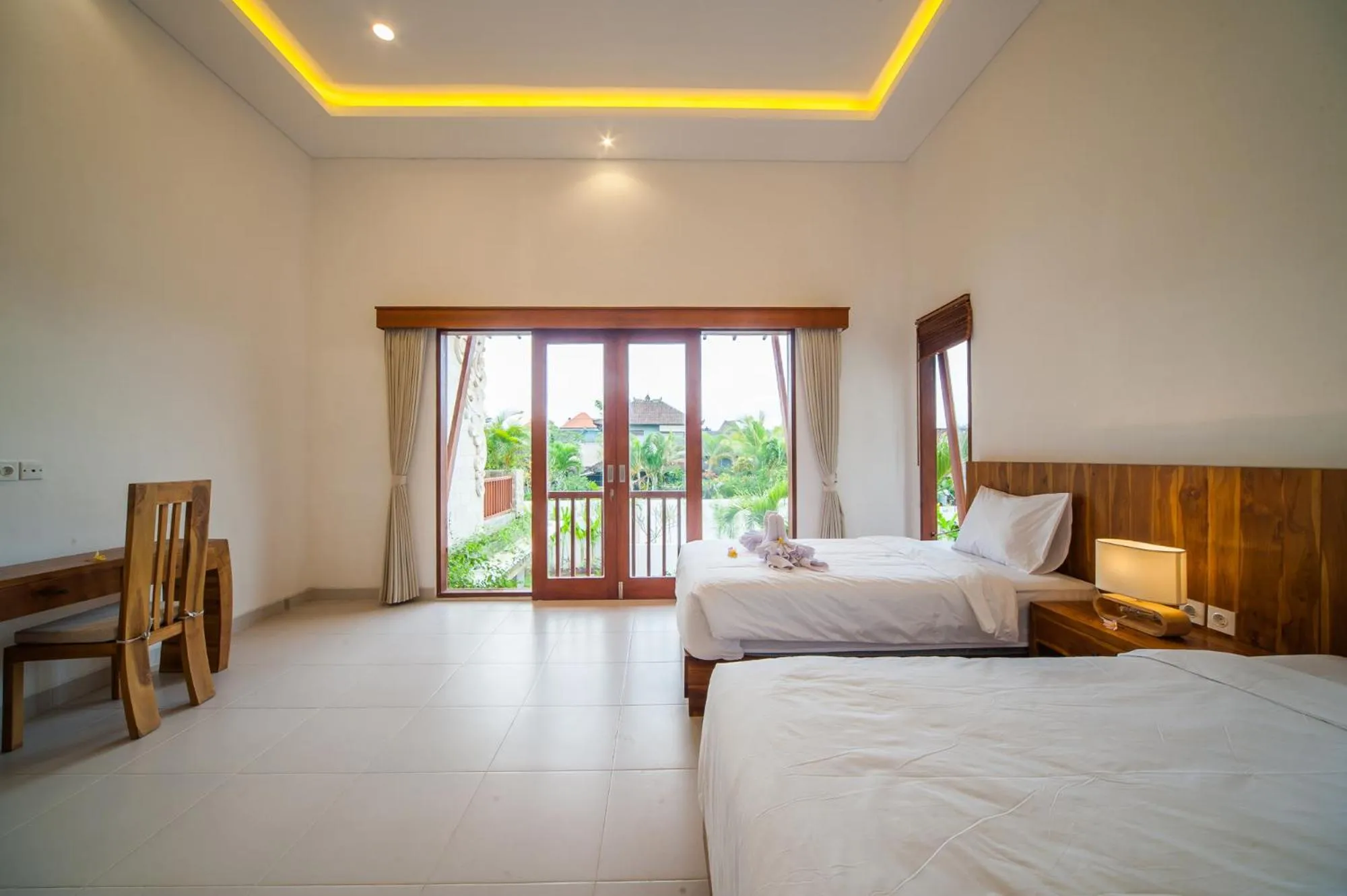 Bed in Villa Ubud Hill