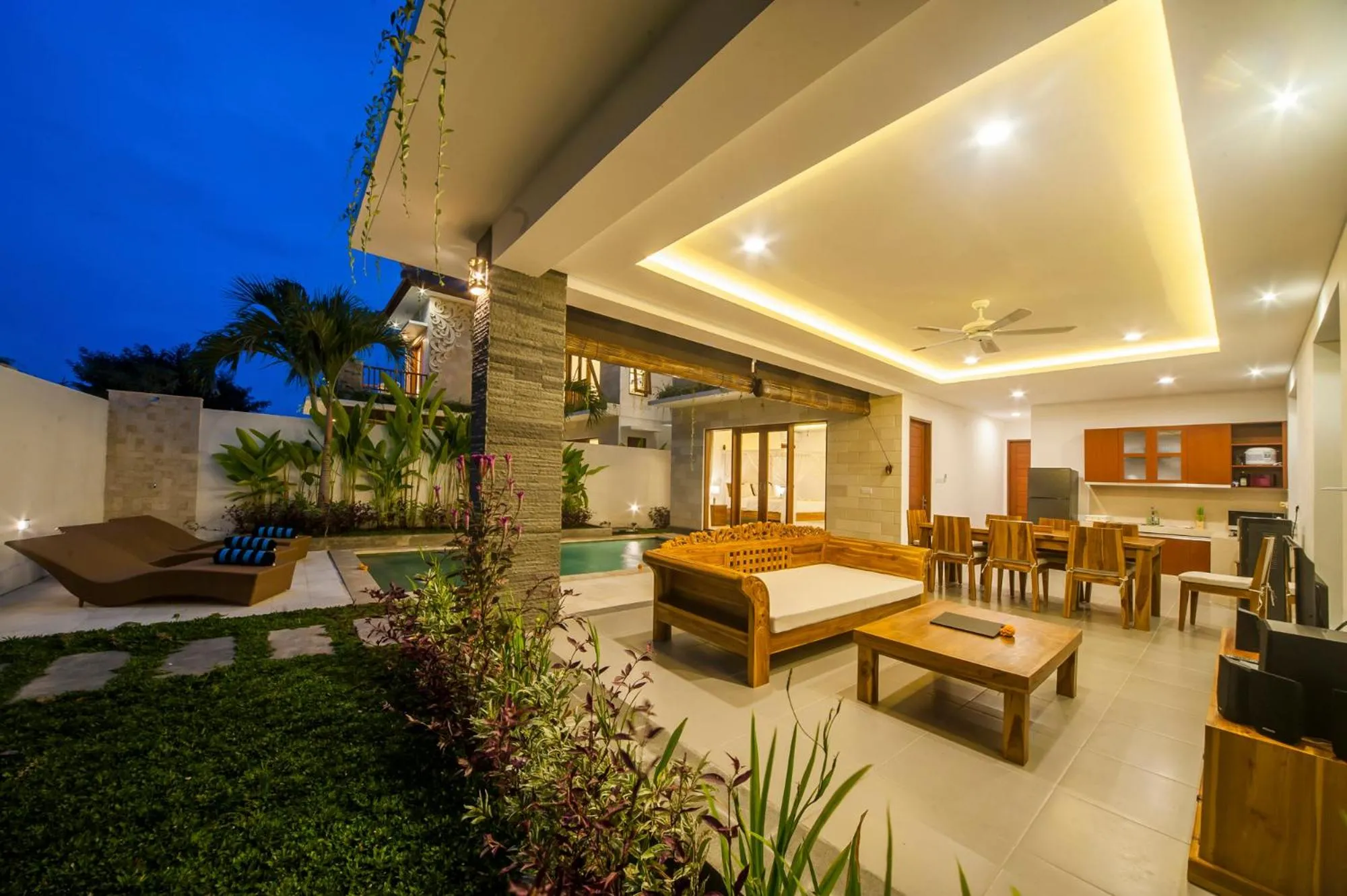 Living room in Villa Ubud Hill