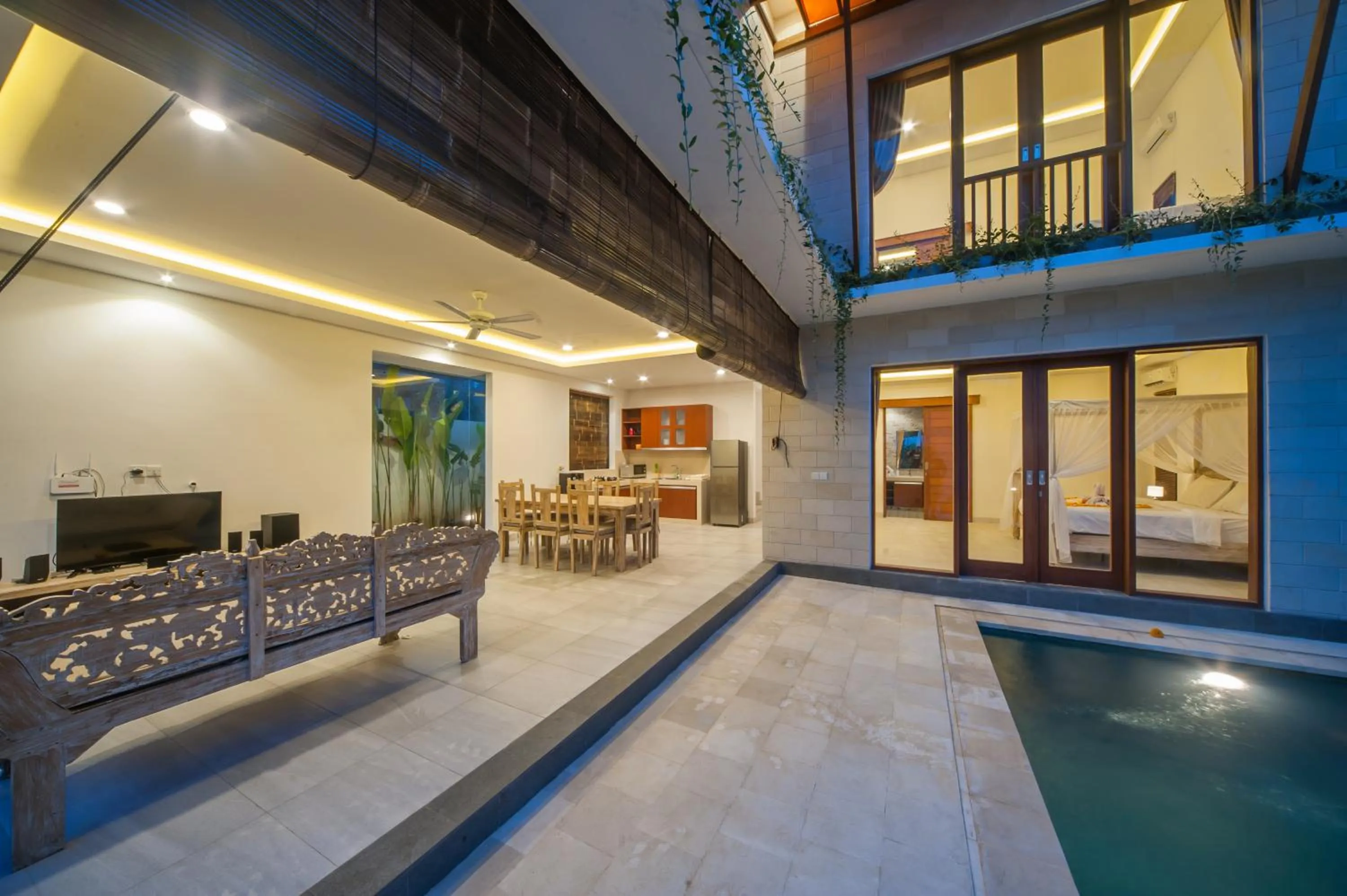 Balcony/Terrace in Villa Ubud Hill