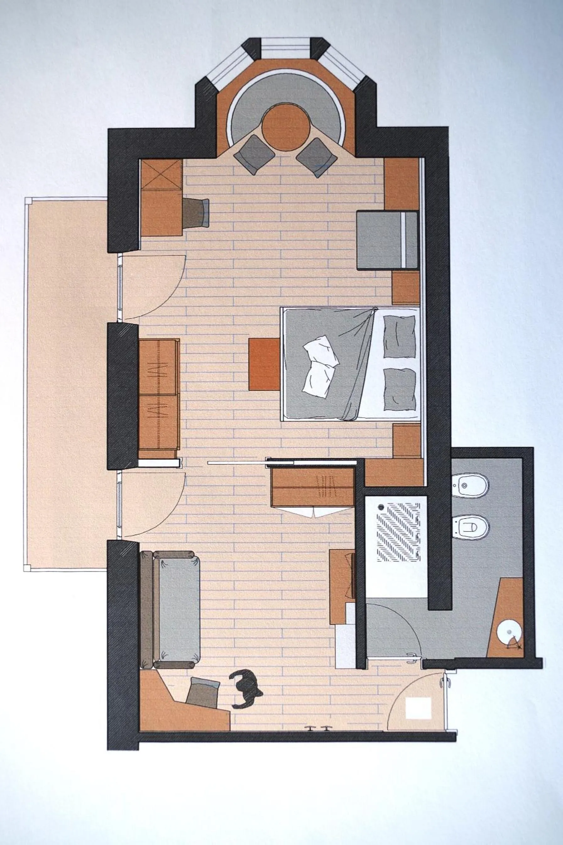 Bedroom in La Torretta